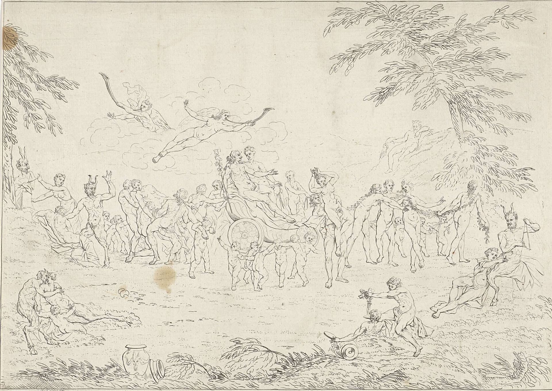 Triomf van Bacchus en Ariadne by Gerard Melder