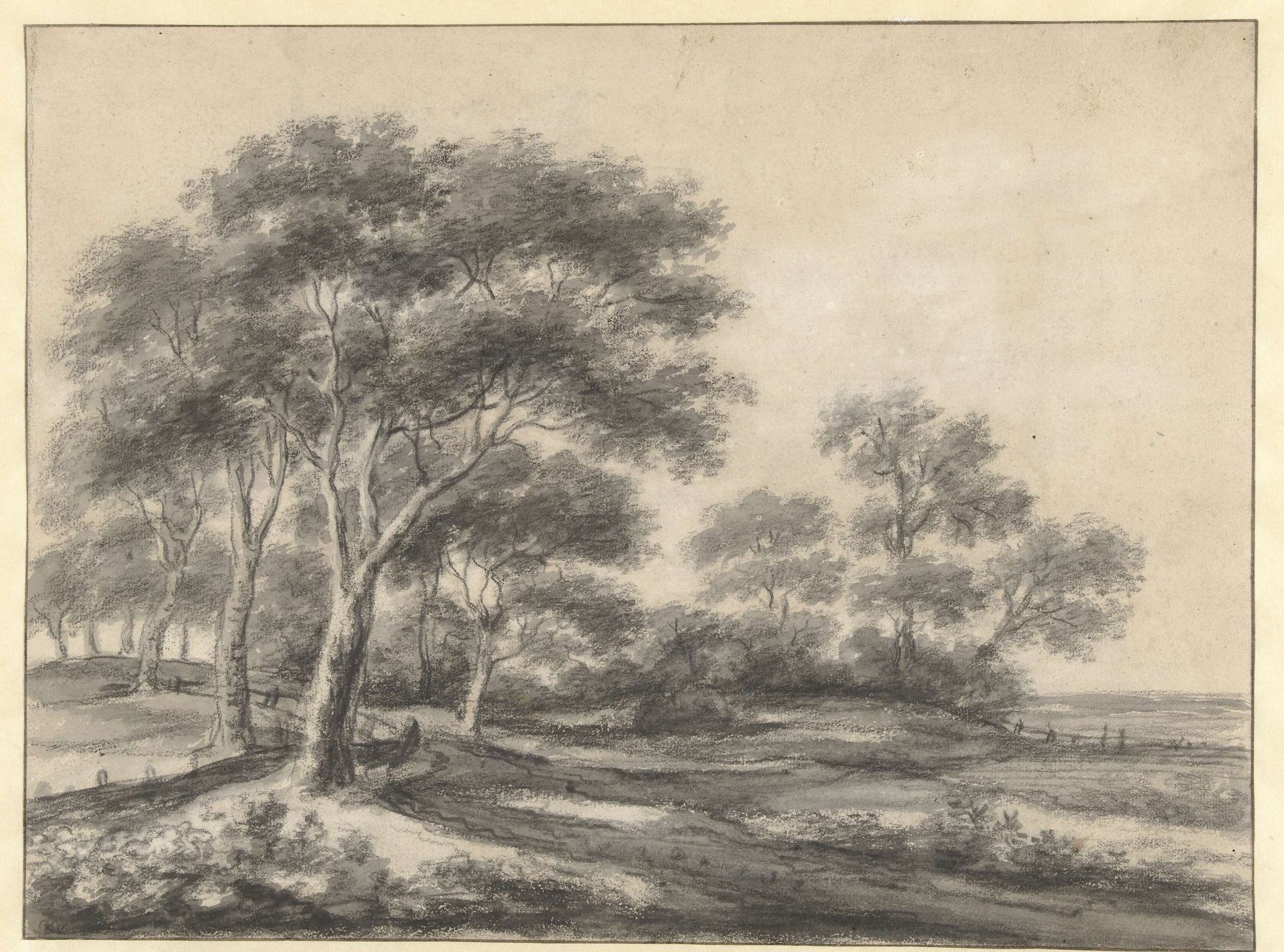 Landschap by Simon de Vlieger