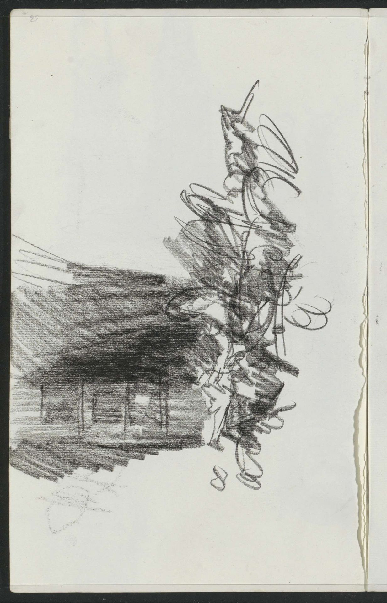 Studieblad met figuren by Isaac Israels