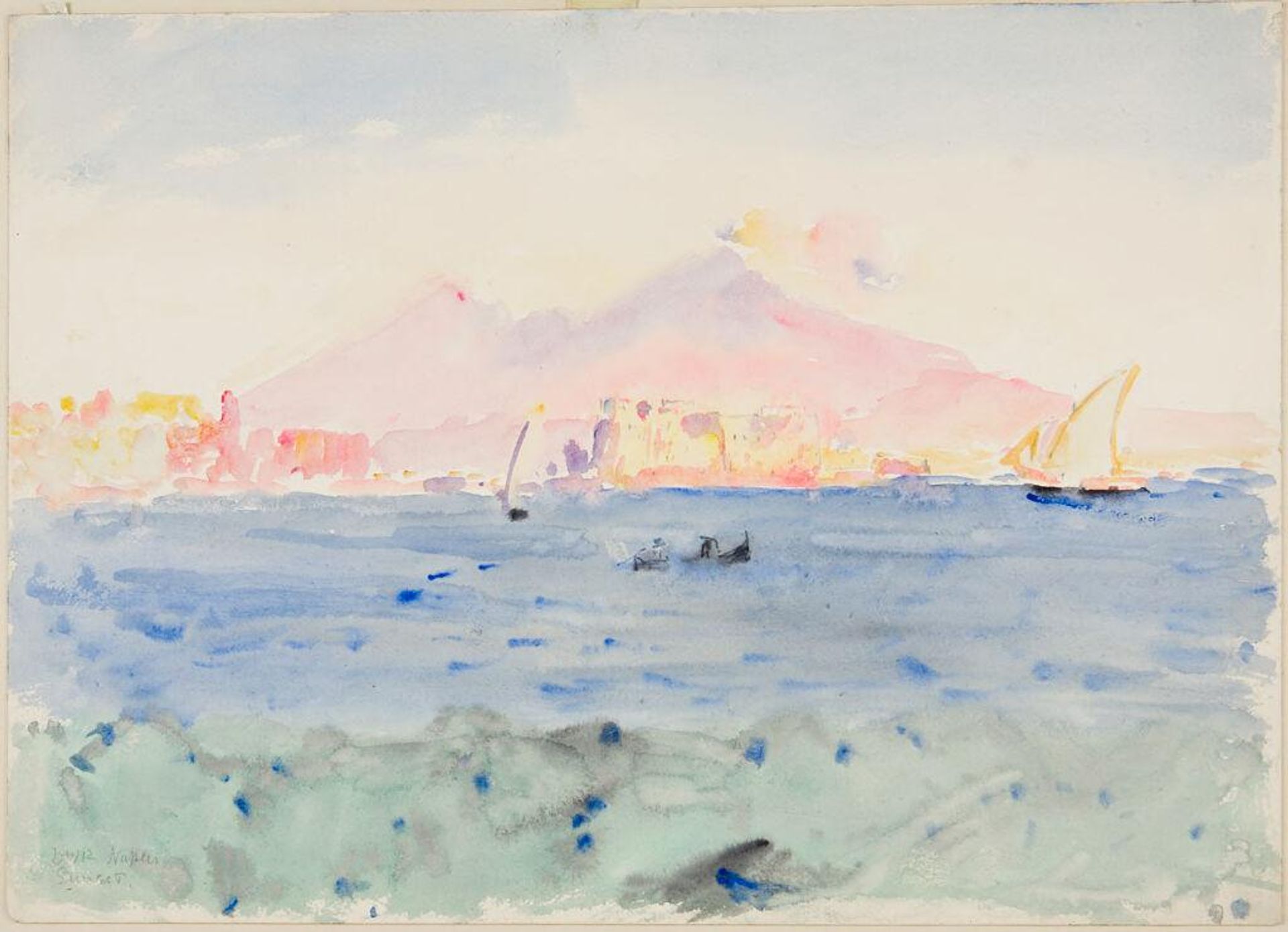 Sunset on the Bay of Naples by Denman Waldo Ross