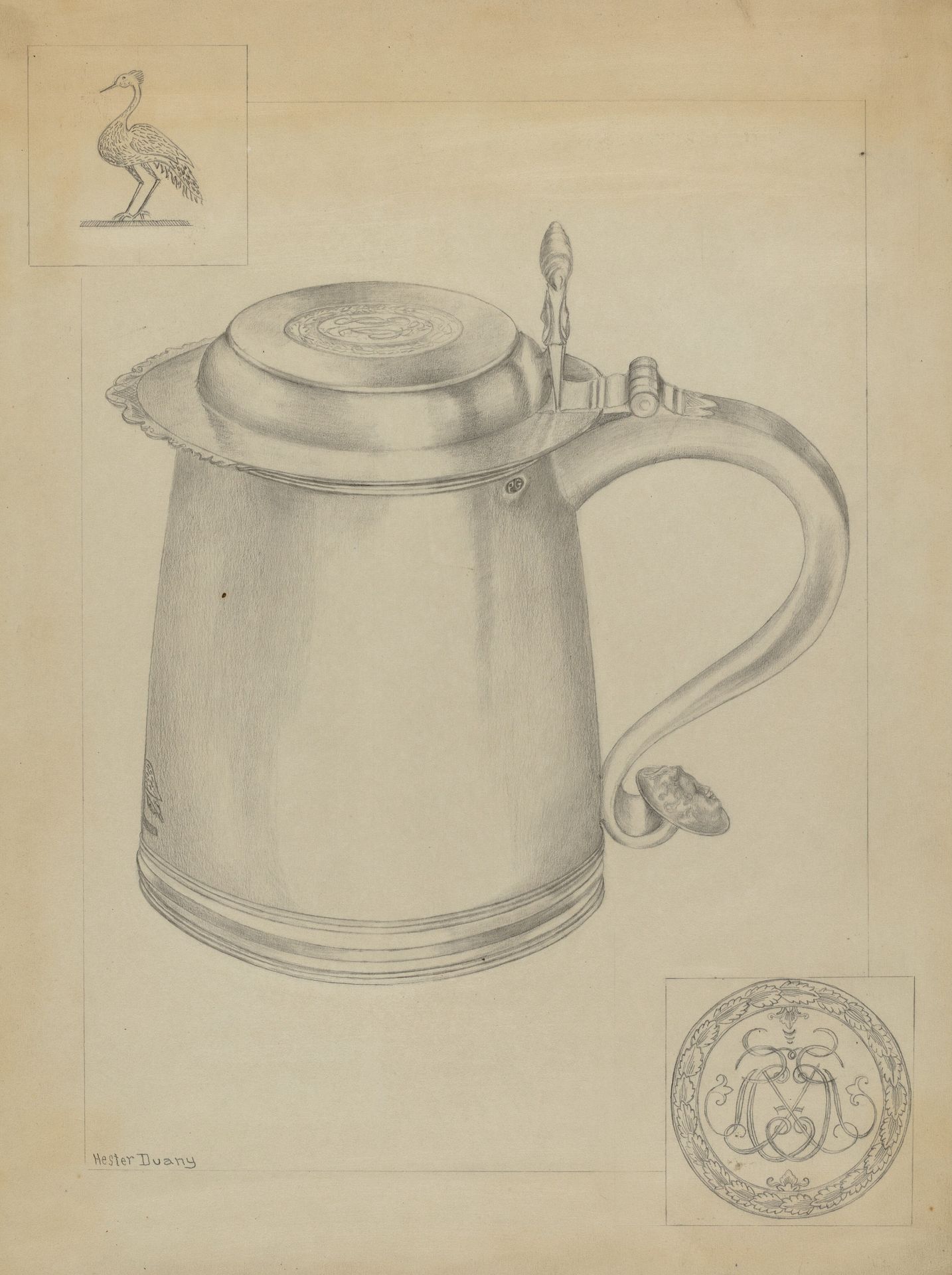Silver Tankard by Hester Duany