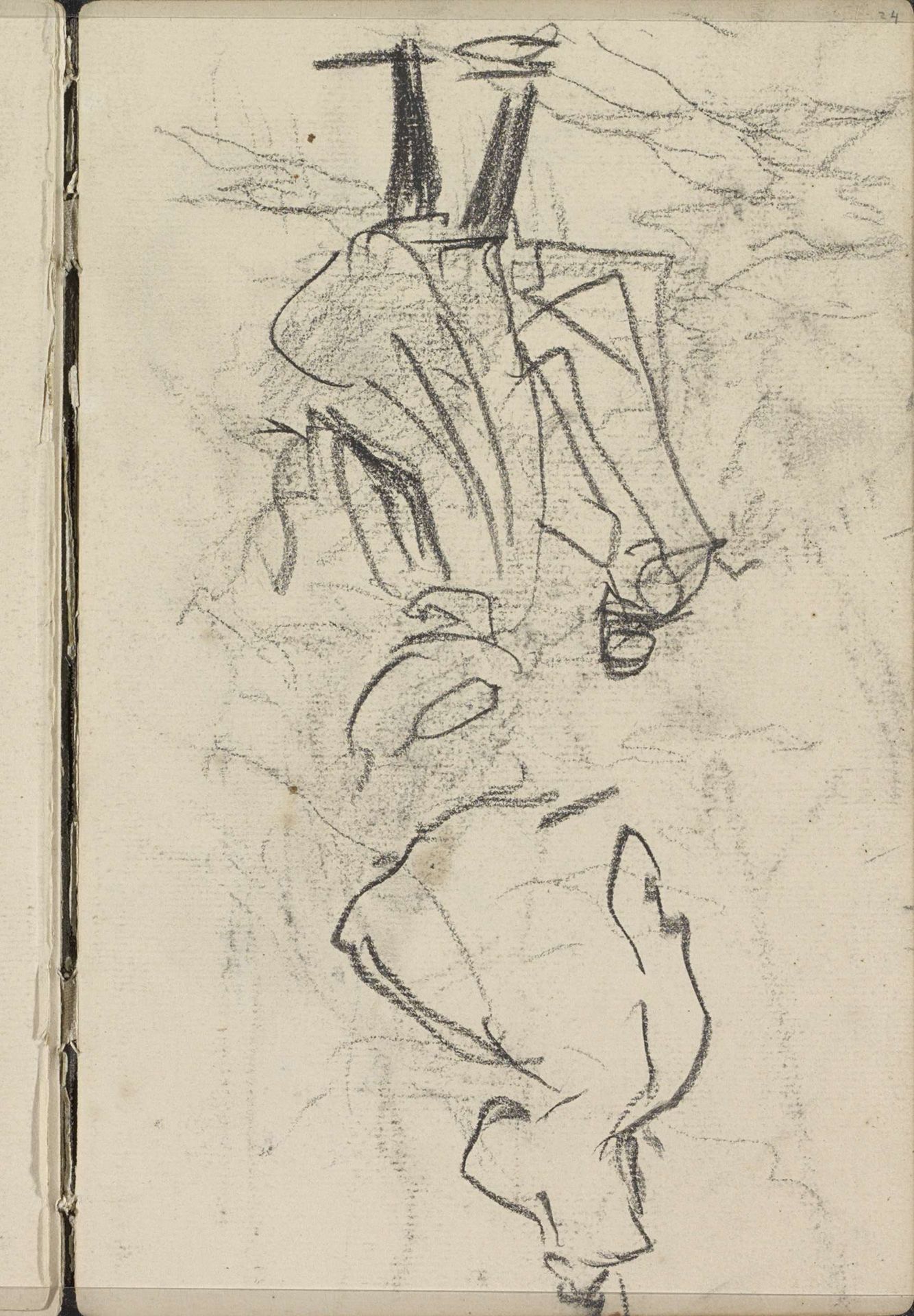 Studieblad met vrouwen by George Hendrik Breitner
