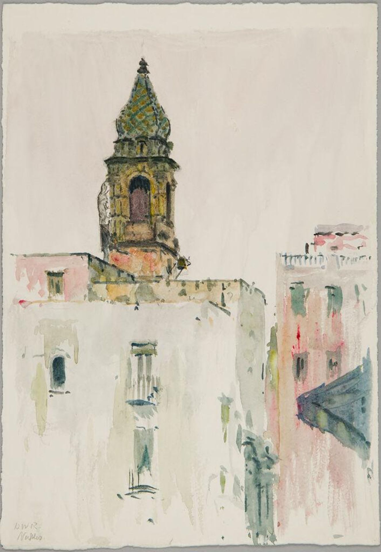 Tower, Naples, Italy by Denman Waldo Ross