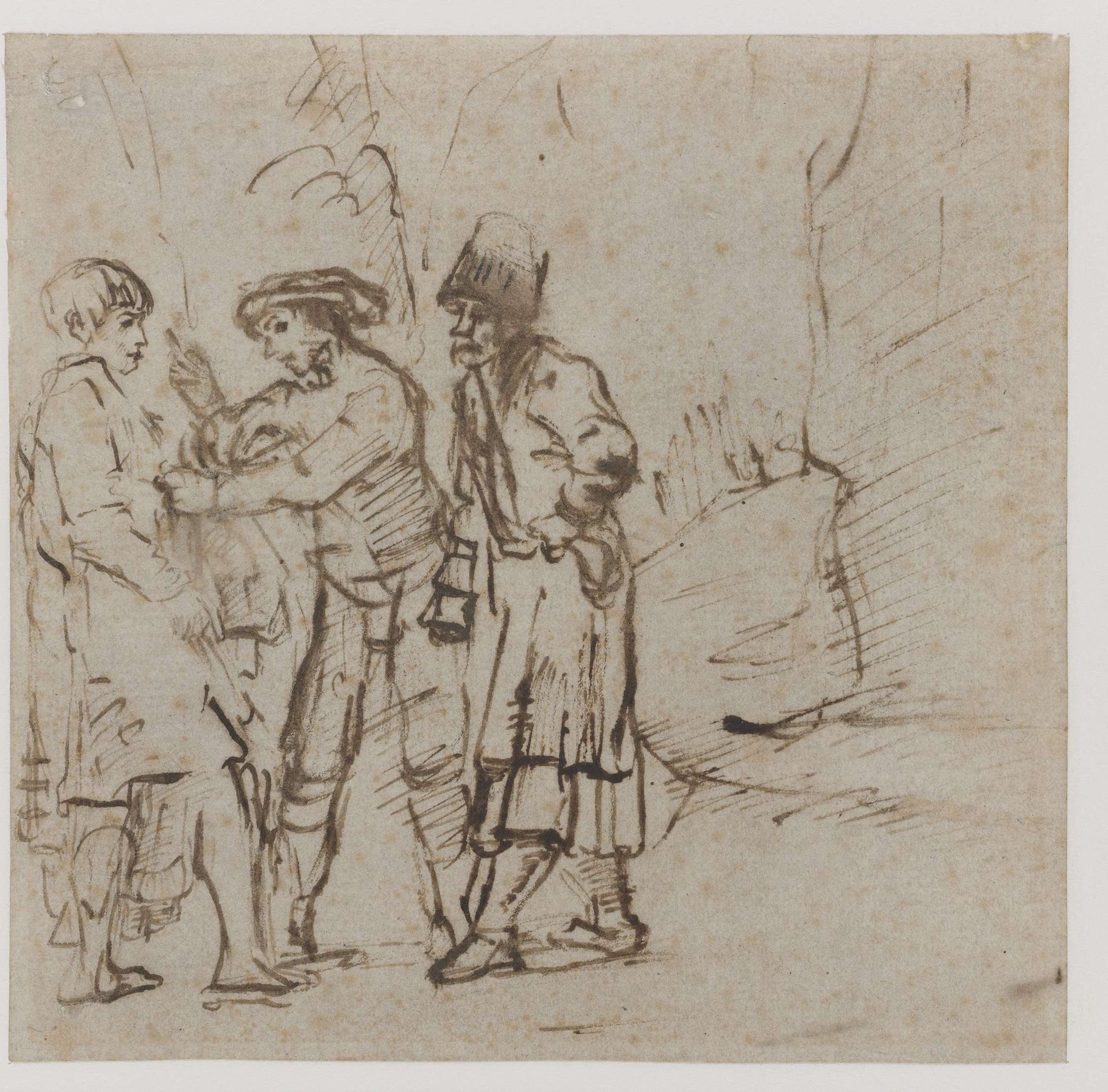 Joseph Threatened by his Brothers by Willem Drost