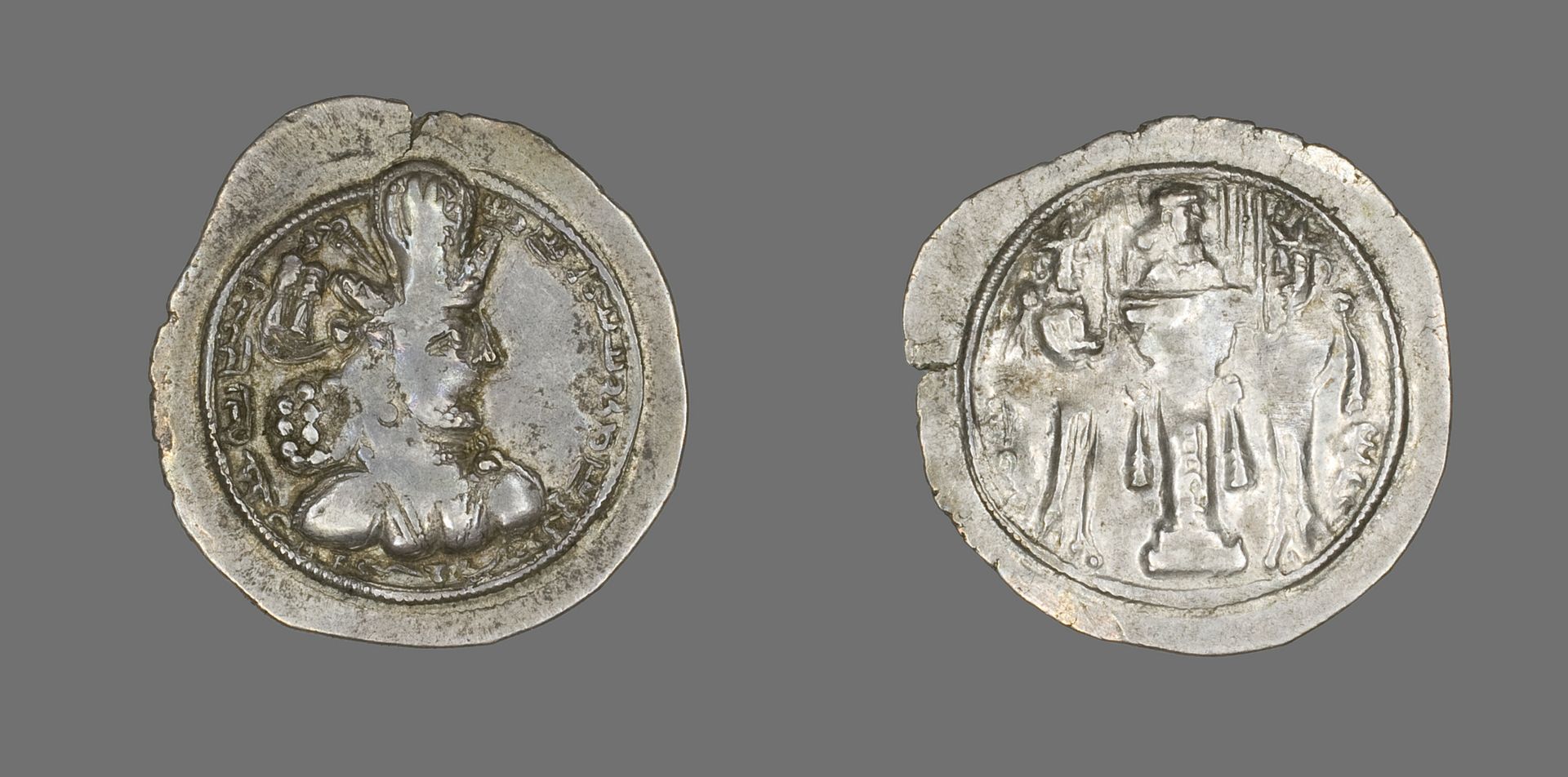 Coin Portraying King Sapor II by Anonymous