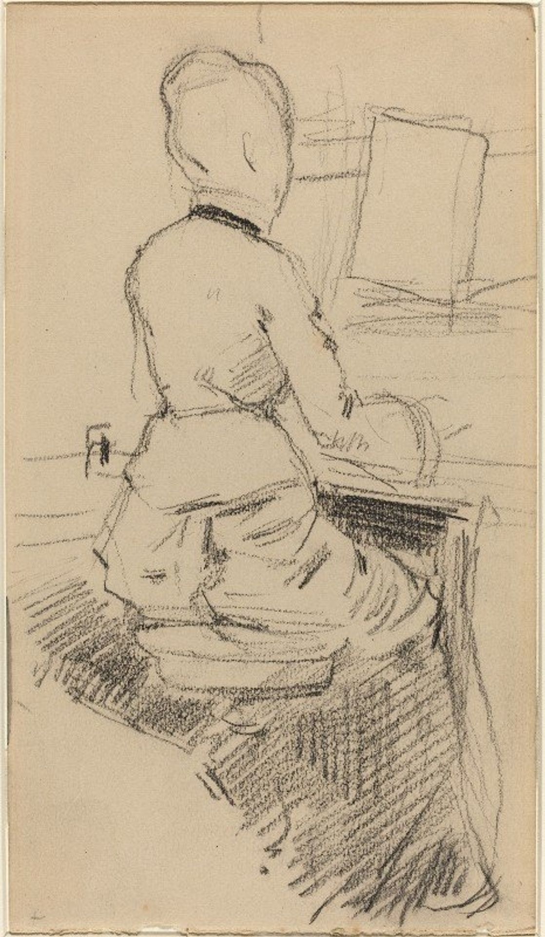 Young Woman Seated at a Piano by Jean-Louis Forain