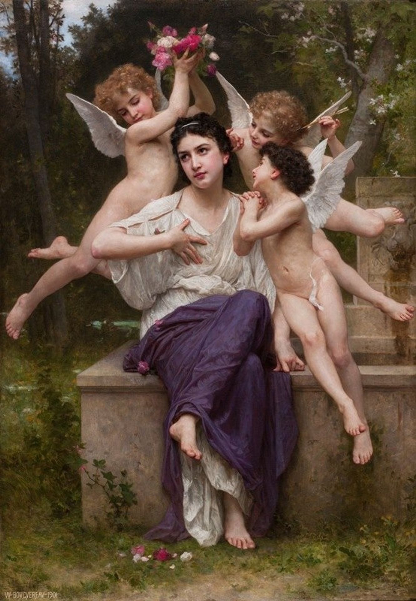 Dream of Spring by William Bouguereau