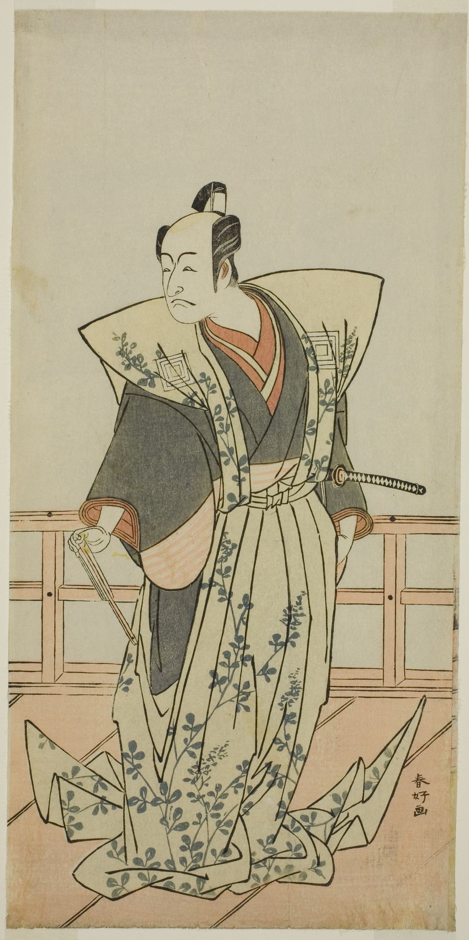 The Actor Ichikawa Danjuro V in an Unidentified Role by Katsukawa Shunkō