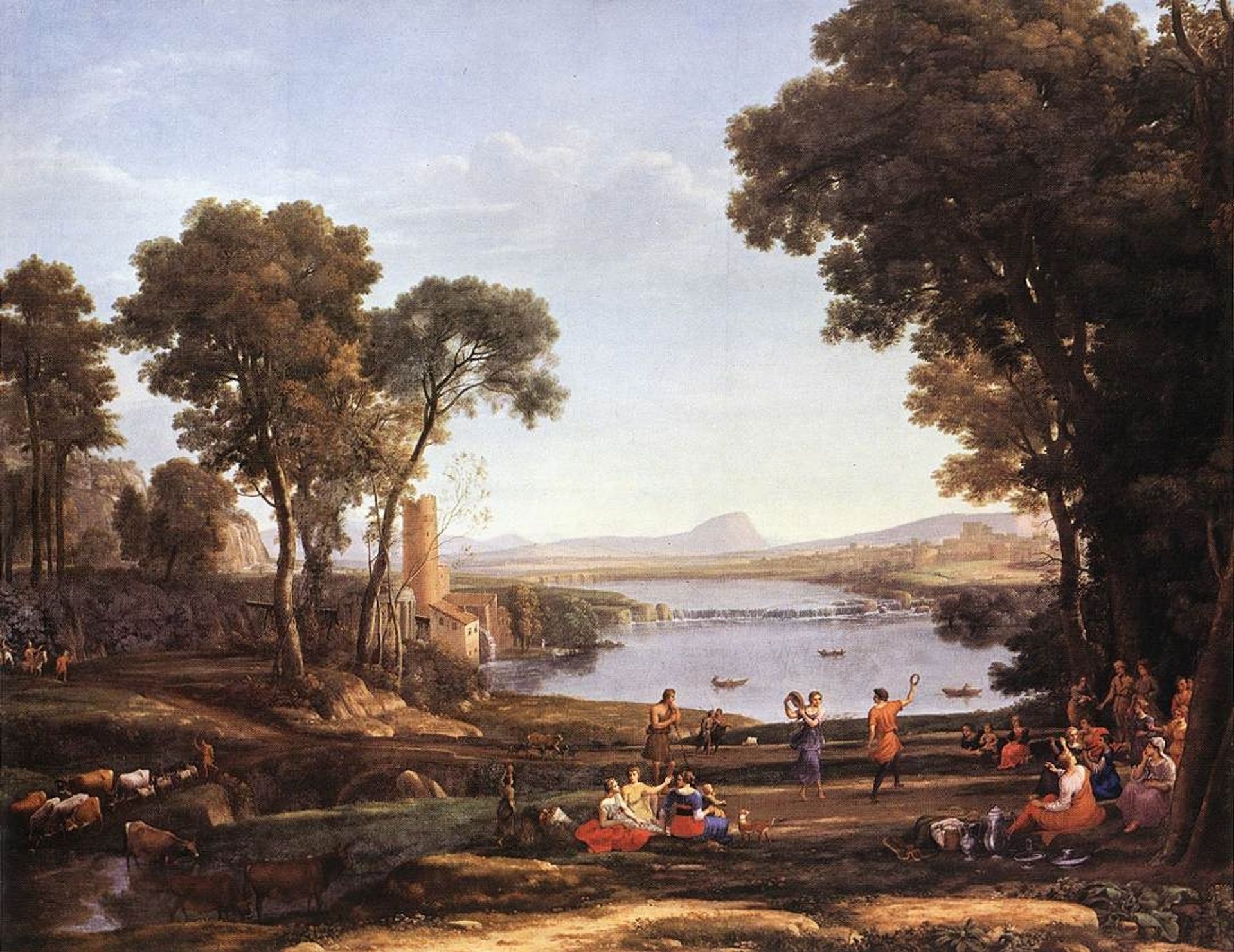 Landscape with Water Mill by Claude Lorrain