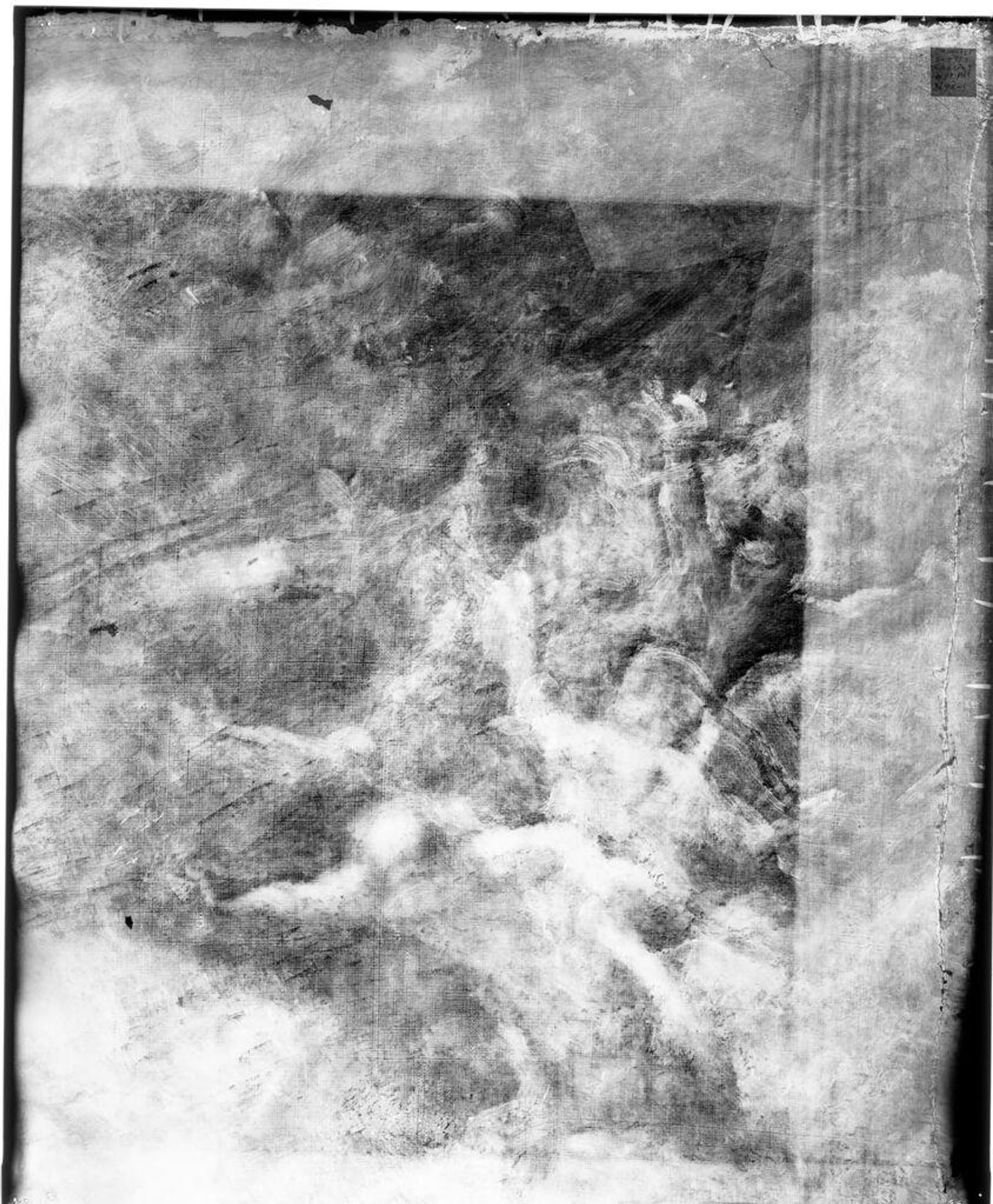X-radiograph(s) of "Satyrs chasing Nymphs" by Artist of original: HonorÃ©-Victorin Daumier