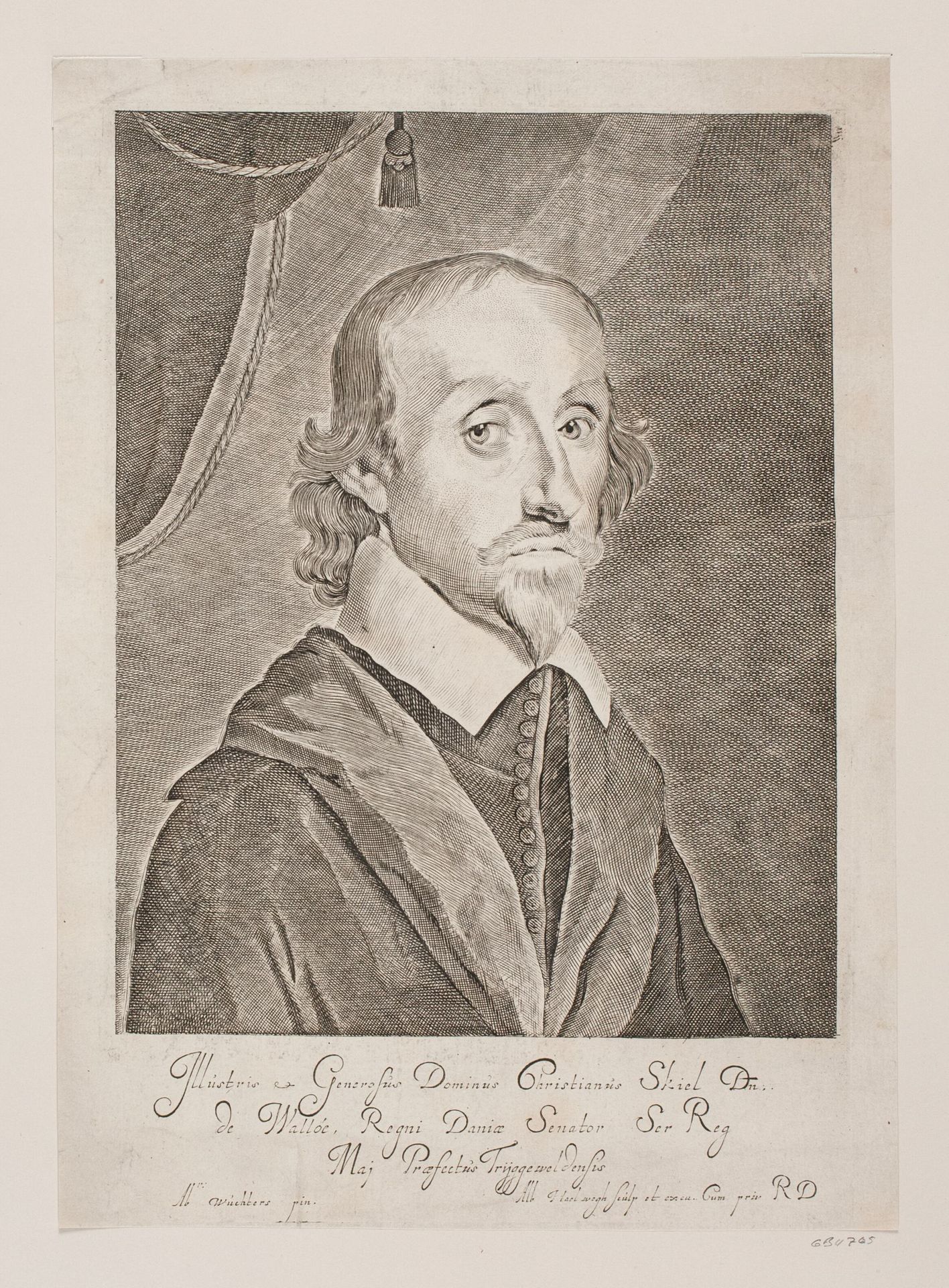 Man leaning forward grasping a staff with both hands by Vincenzo Mannozzi