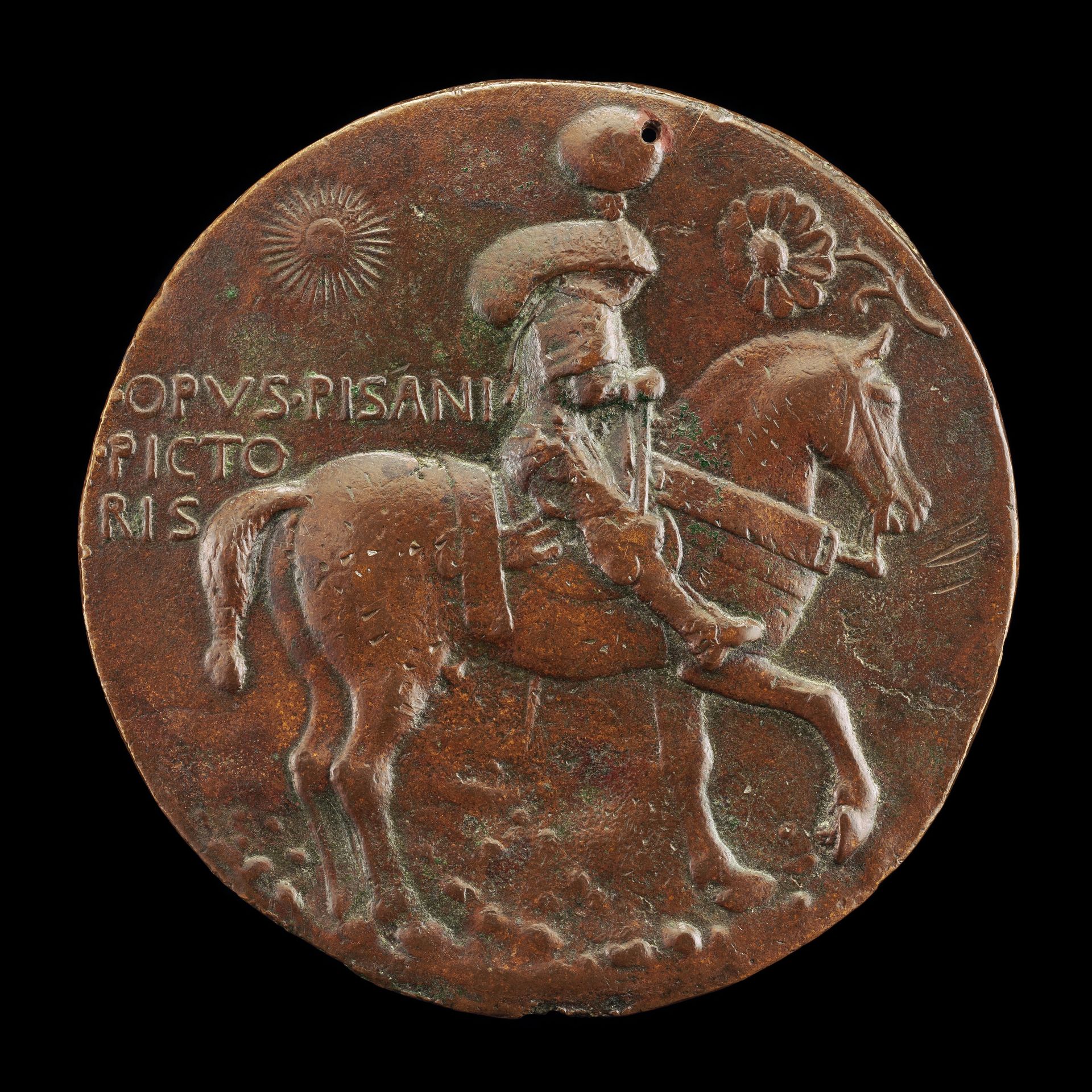 Lodovico Gonzaga in Armor, on Horseback [reverse] by Pisanello