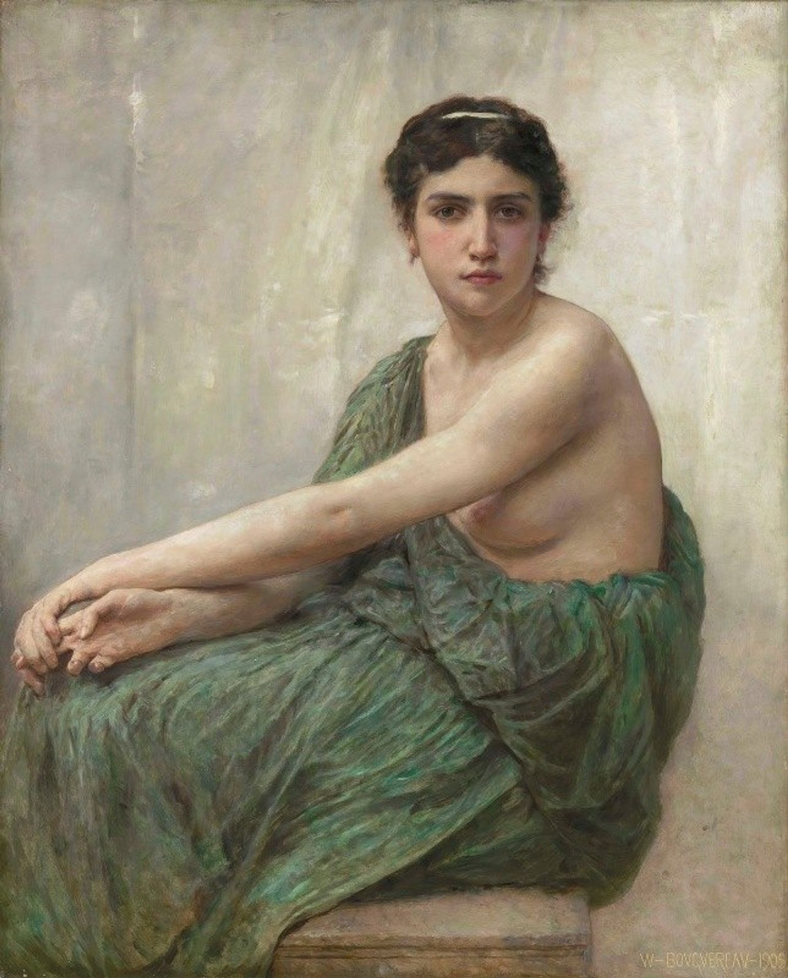 Réflexion by William Bouguereau