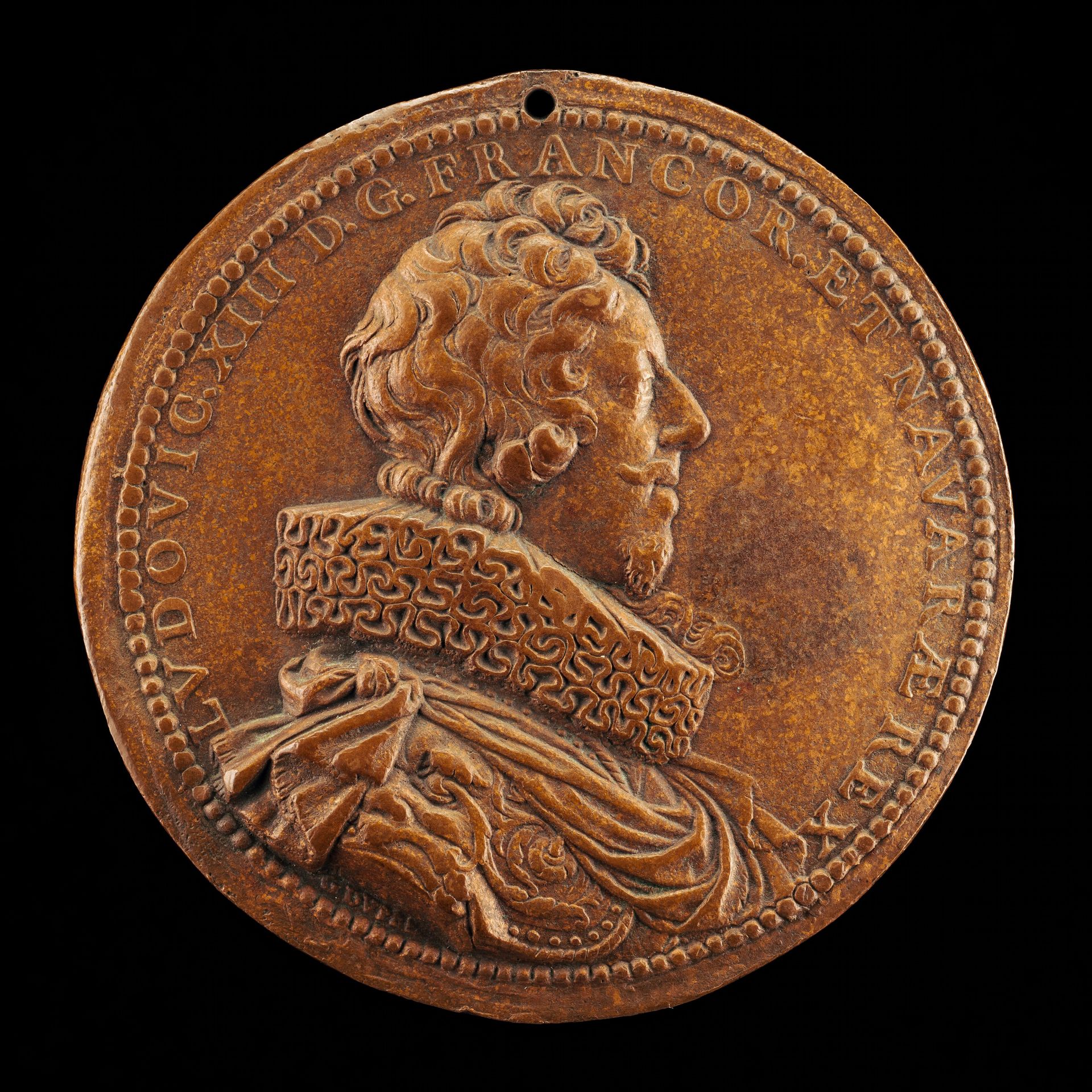 Louis XIII, 1601-1643, King of France 1610 [obverse] by Guillaume Dupré