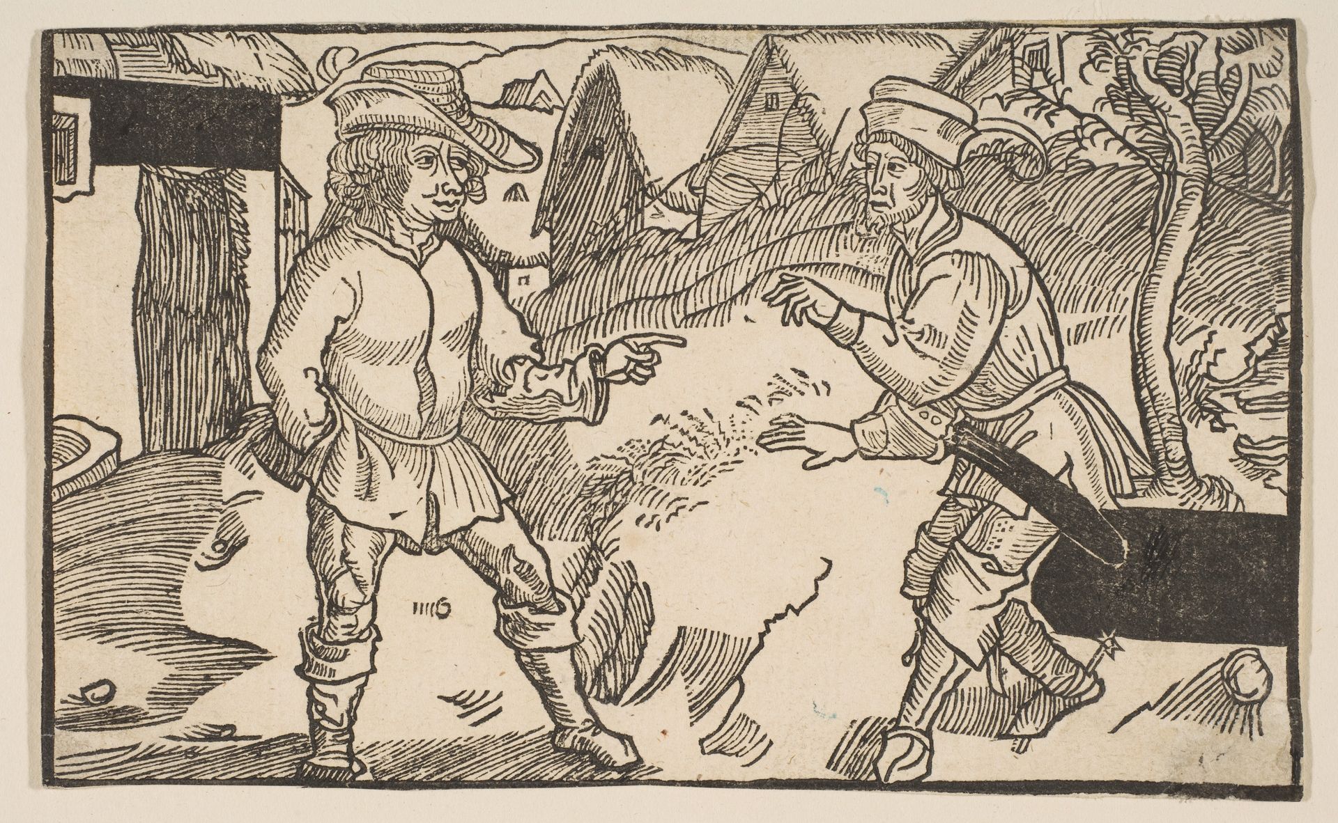 Heauton Timouroumenos, from The Comedies of Terence, 19th century reprint by Albrecht Durer
