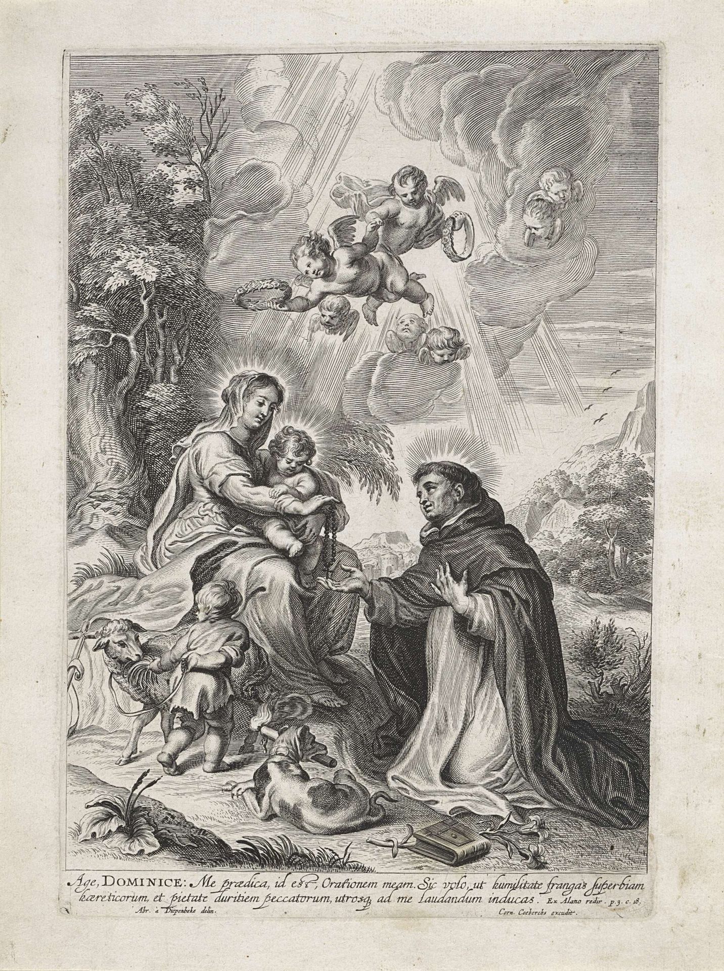 Visioen van de H. Dominicus by Anonymous
