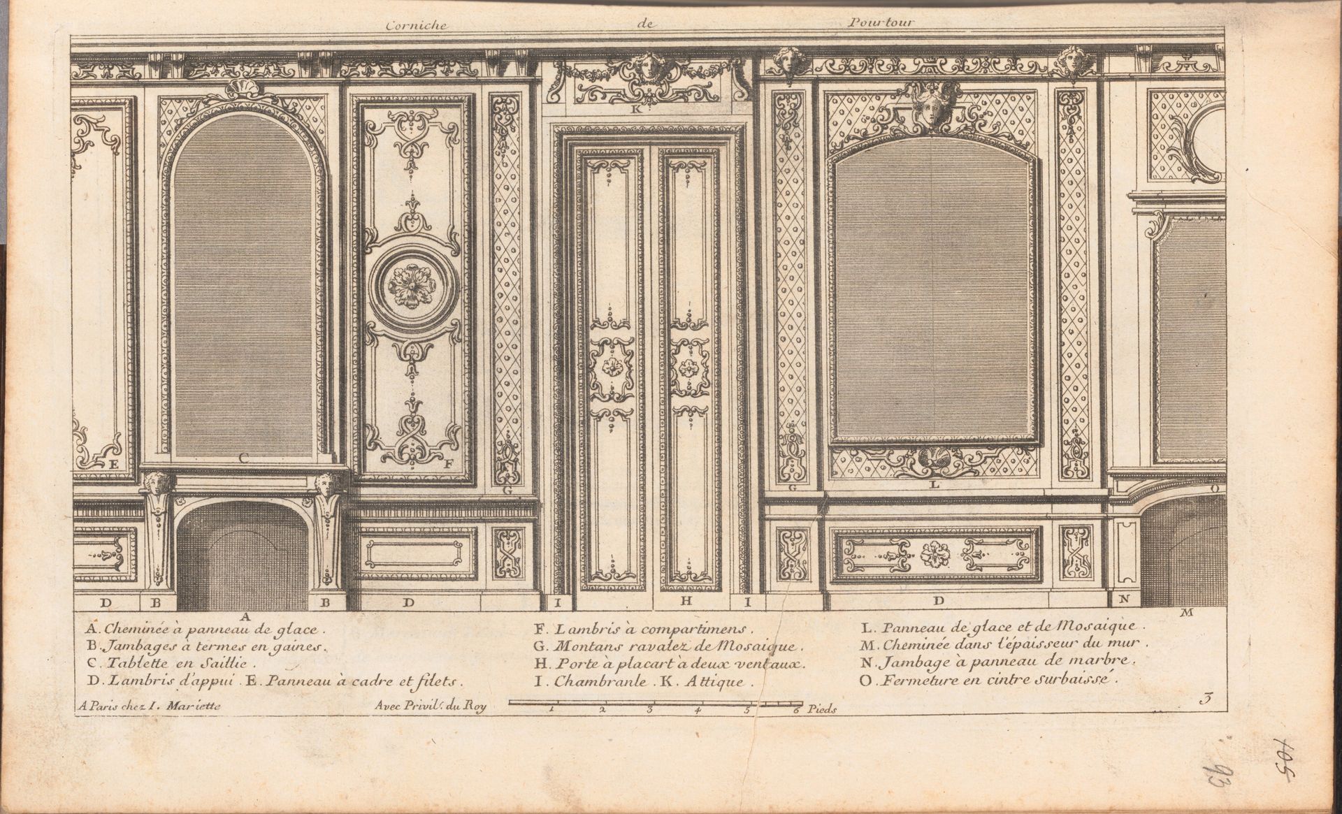 L'Architecture a La Mode ou sont les Nouveaux Dessins pour la Décoration des Bâtimens et Jardins by Nicolas Langlois