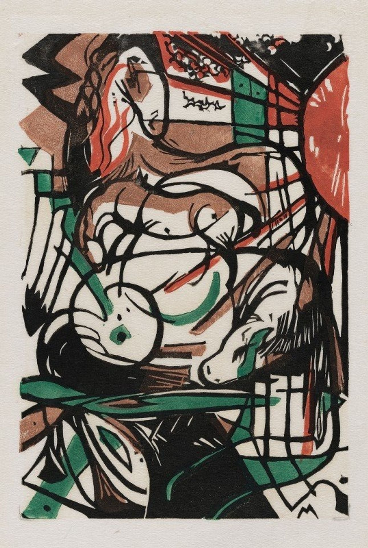 The Birth of Horses by Franz Marc