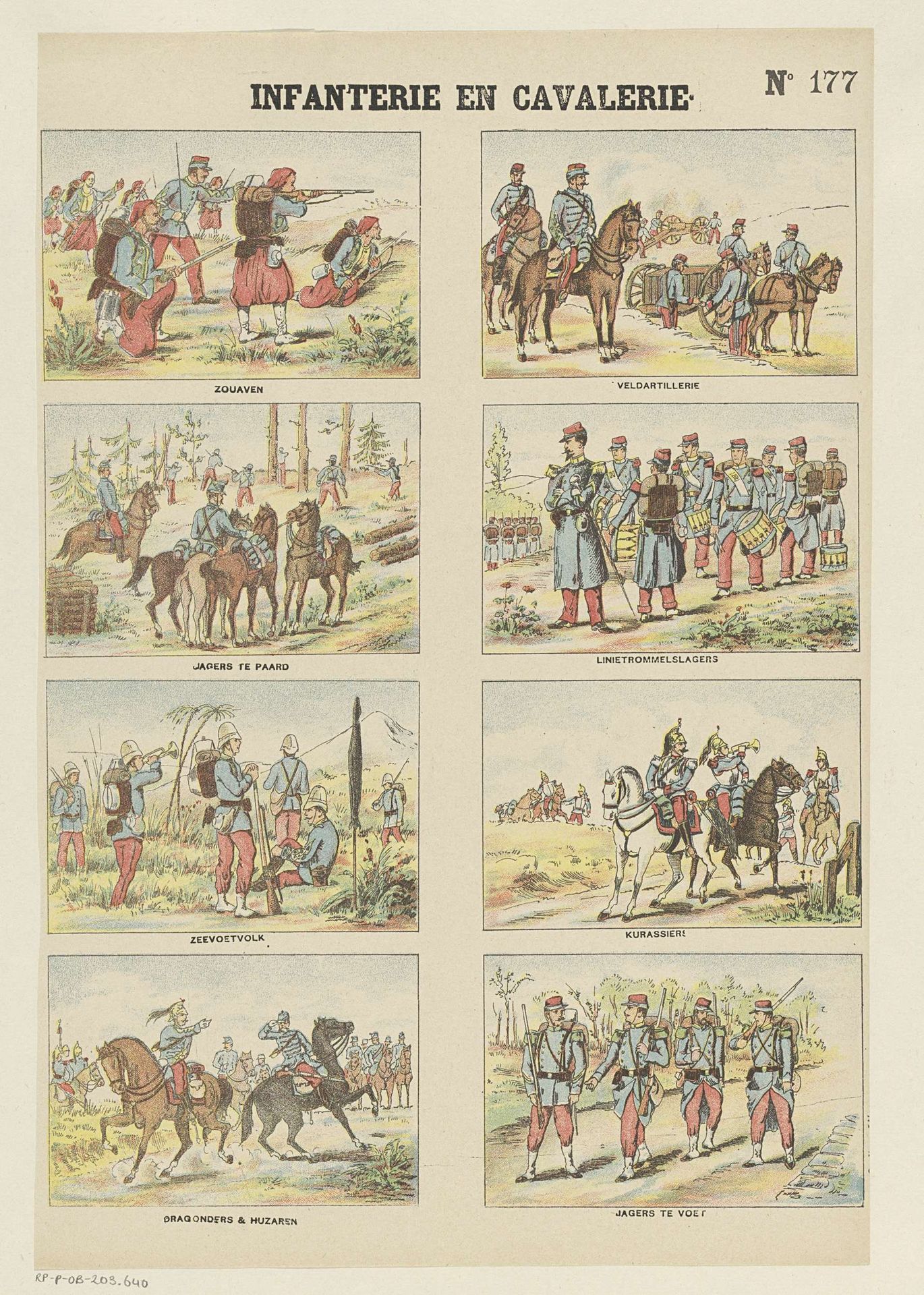 Infanterie en cavalerie by Gordinne