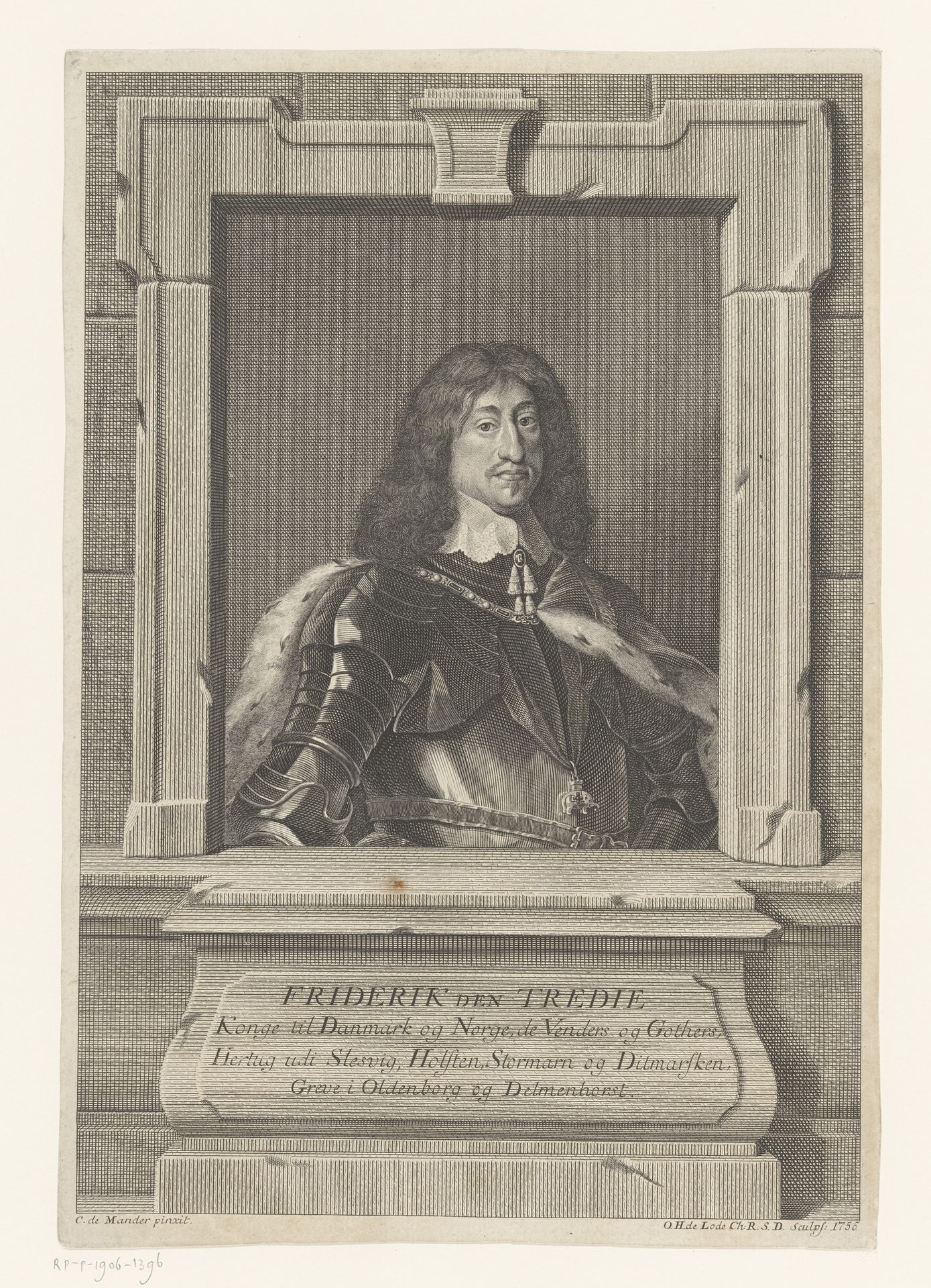 Frederik III van Denemarken by Odoard Helmont von Lode