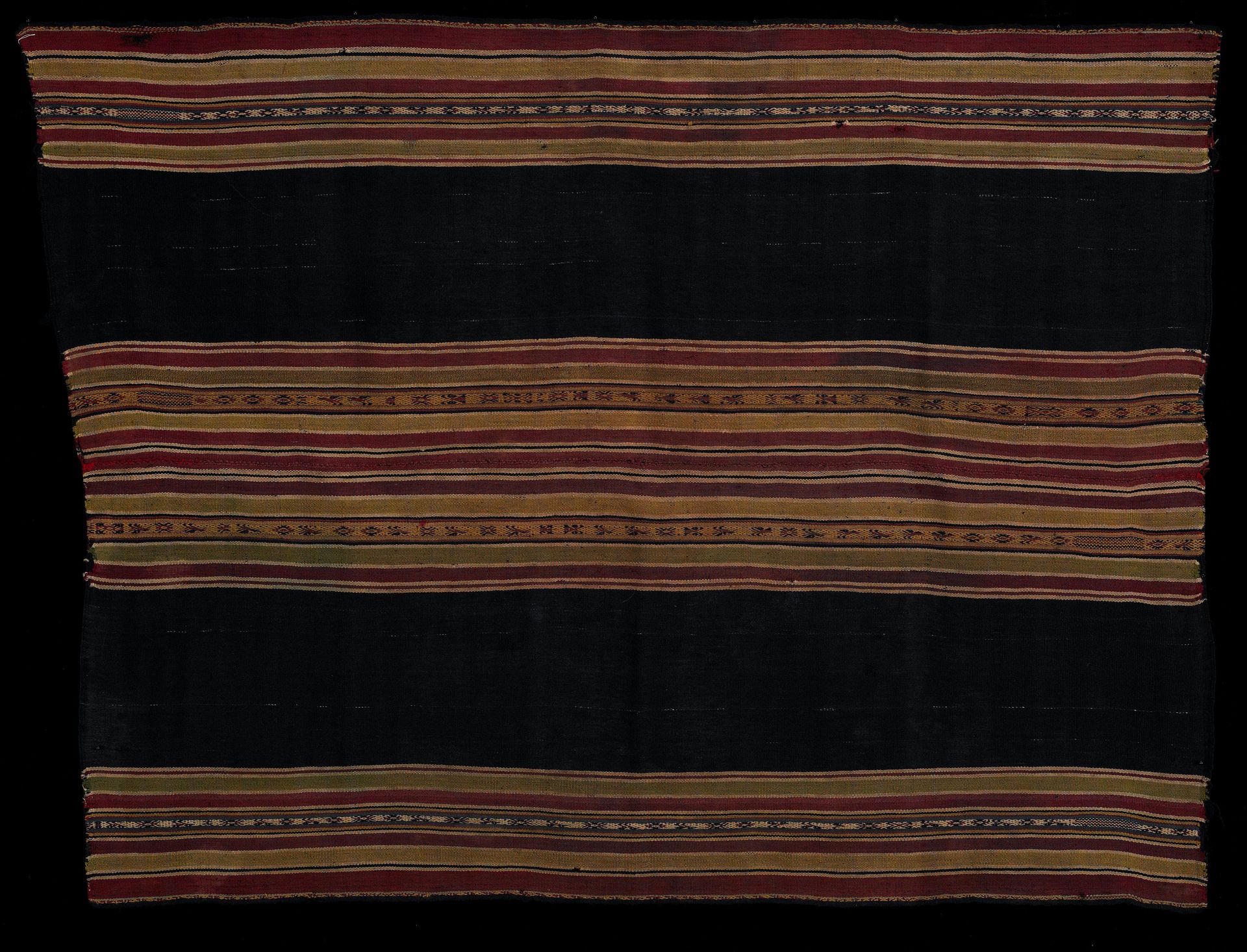 Woman's ceremonial awayo (mantle) by Aymara