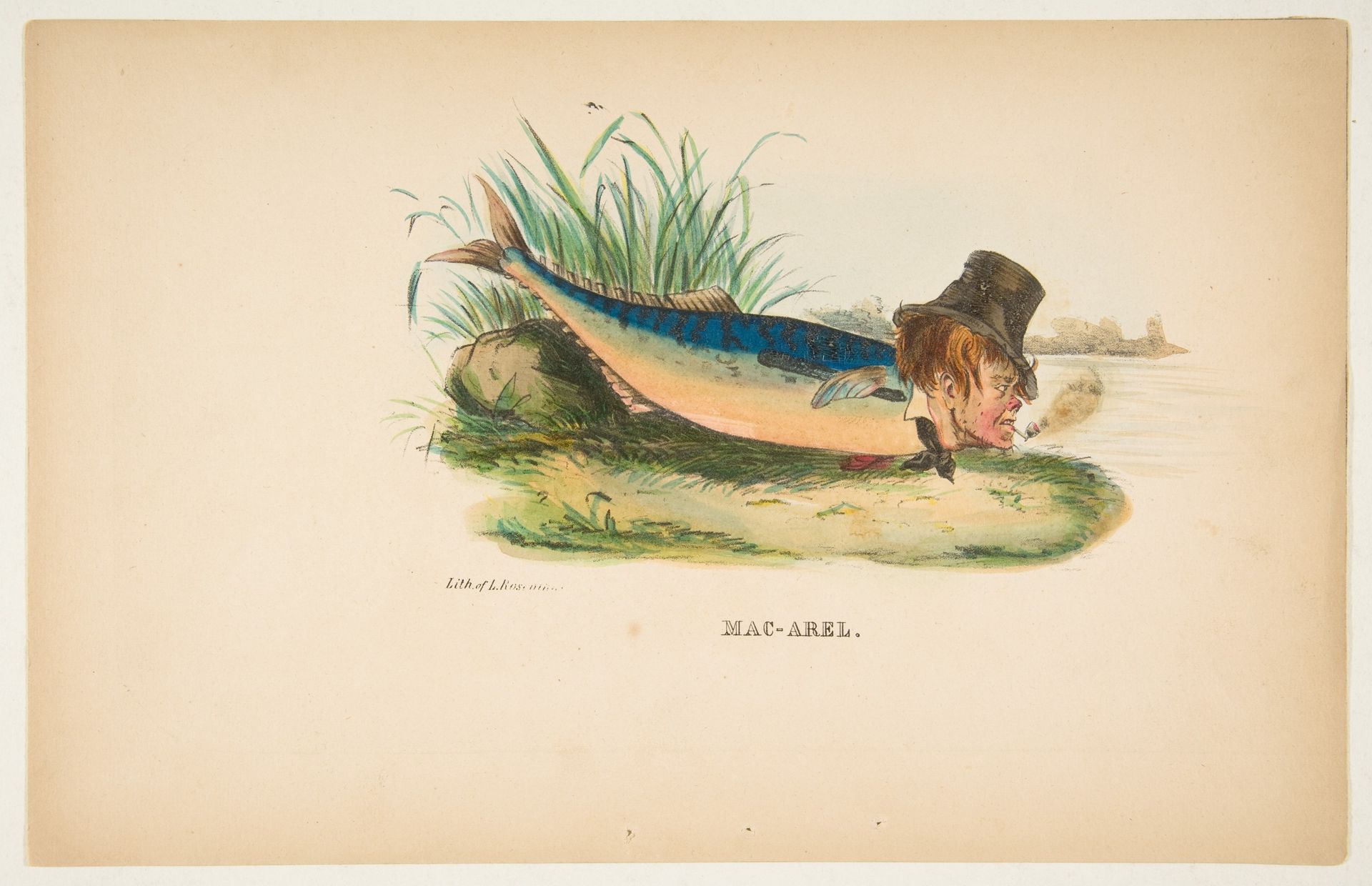 Mac-Arel, from The Comic Natural History of the Human Race by Henry Louis Stephens