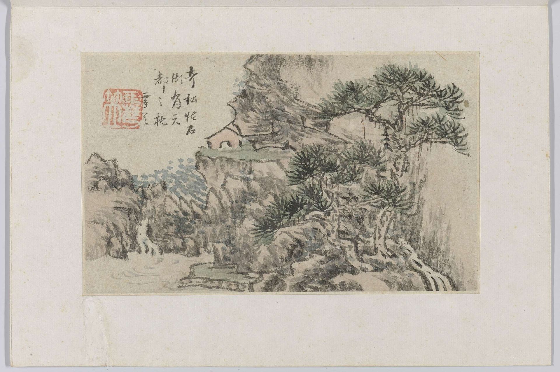 Landschap by Cheng Men