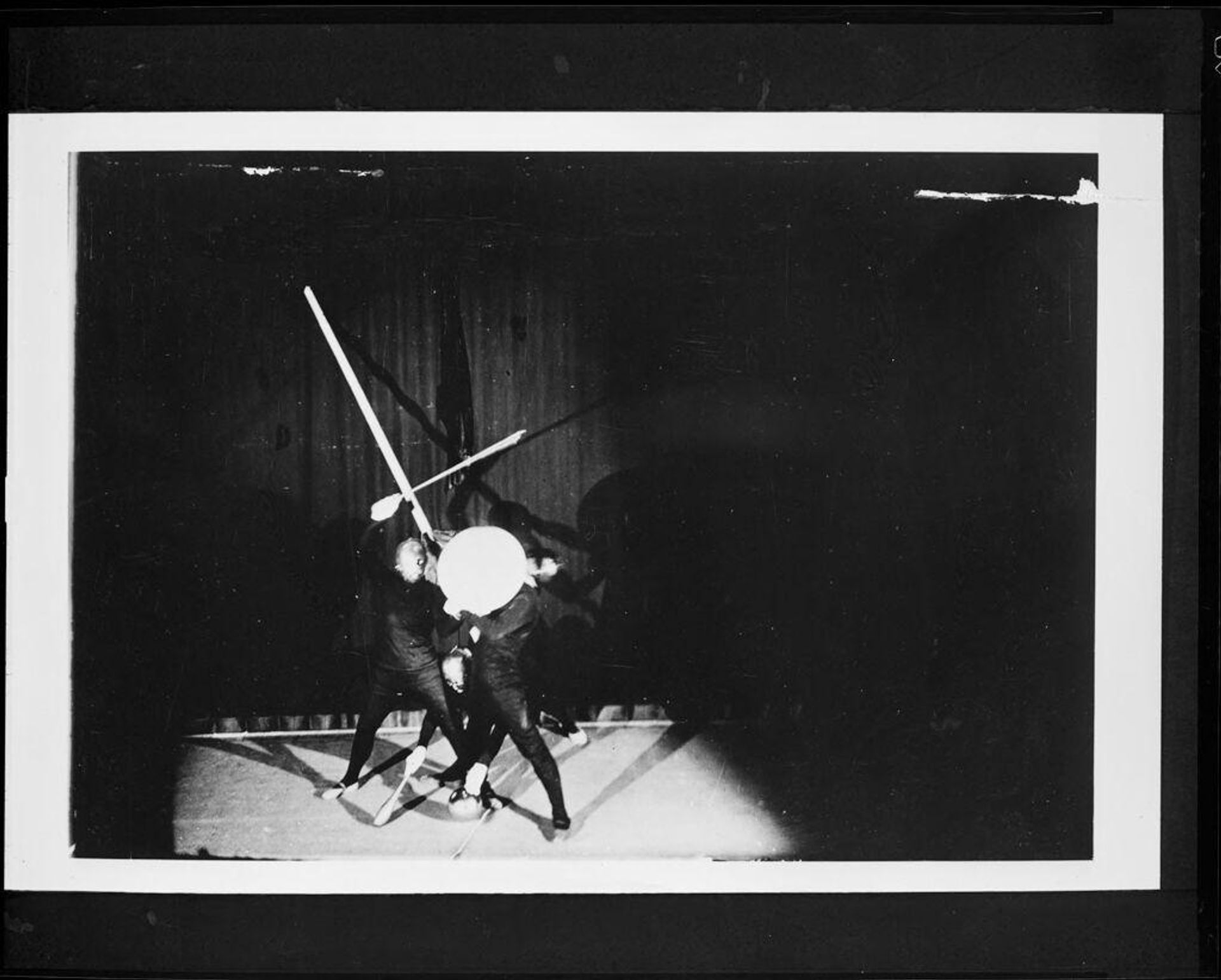 Copy Print: "Form Dance" Performed by Siedhoff, Mentzel, and Fisher by T. Lux Feininger