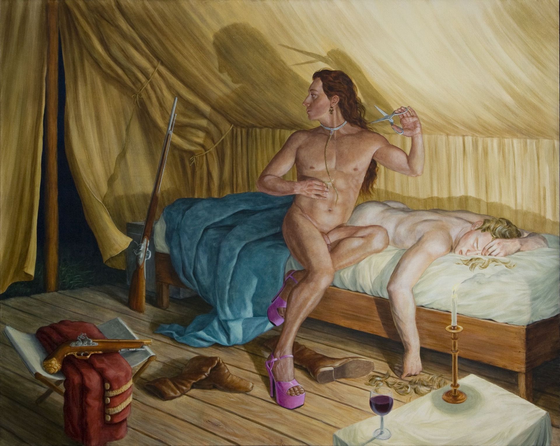 Wolfe's Haircut by Kent Monkman