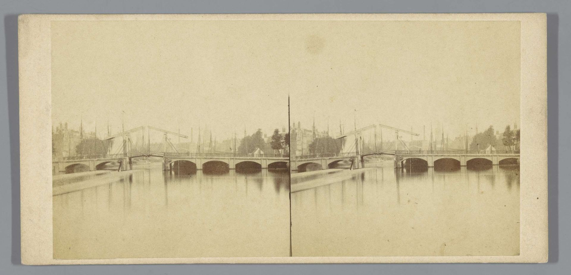 Amstel met de Magere Brug, Amsterdam by Pieter Oosterhuis