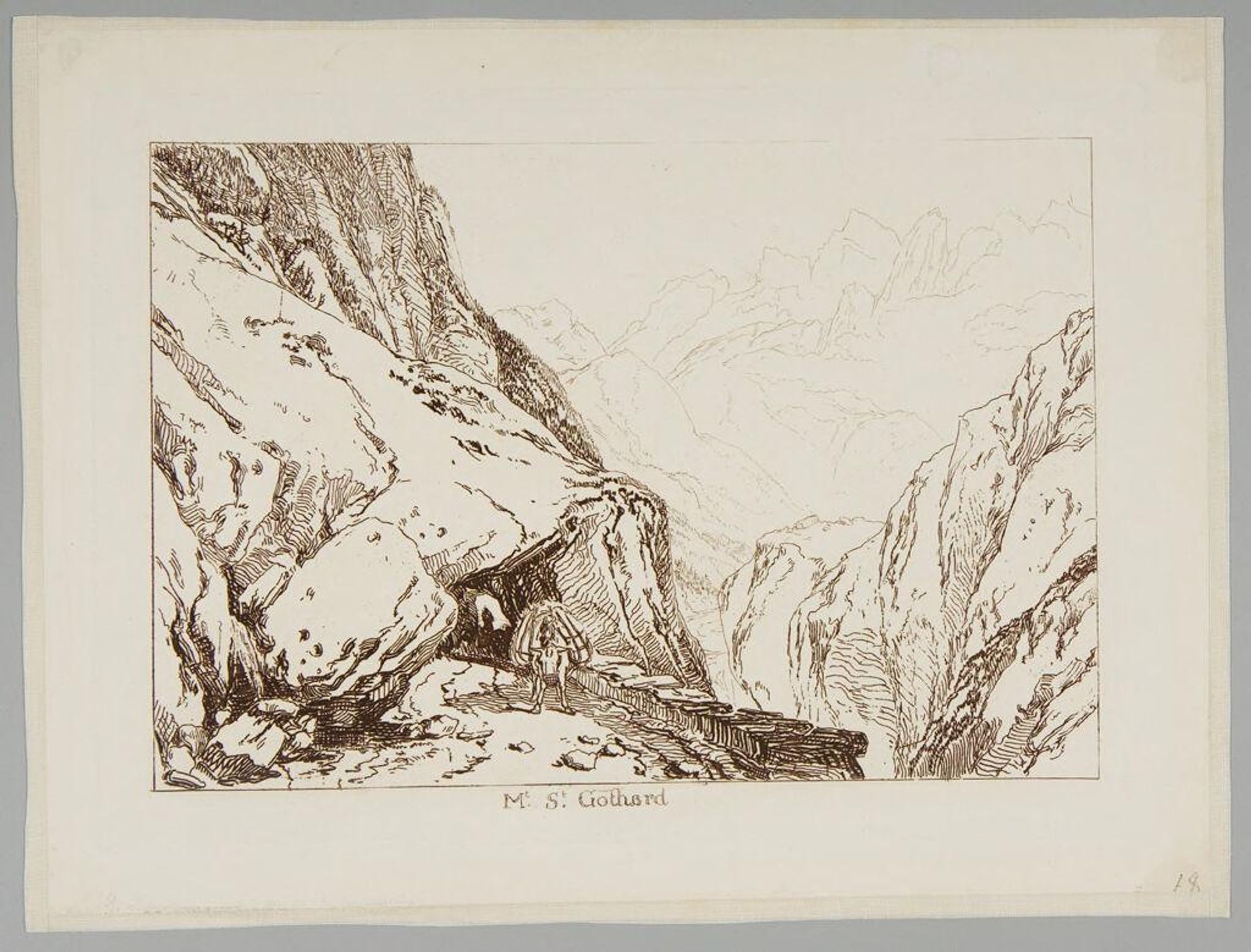 Mont St. Gothard by Joseph Mallord William Turner
