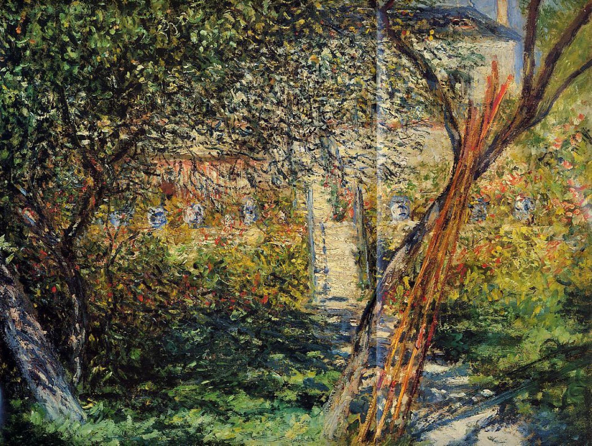 Garden at Vetheuil by Claude Monet