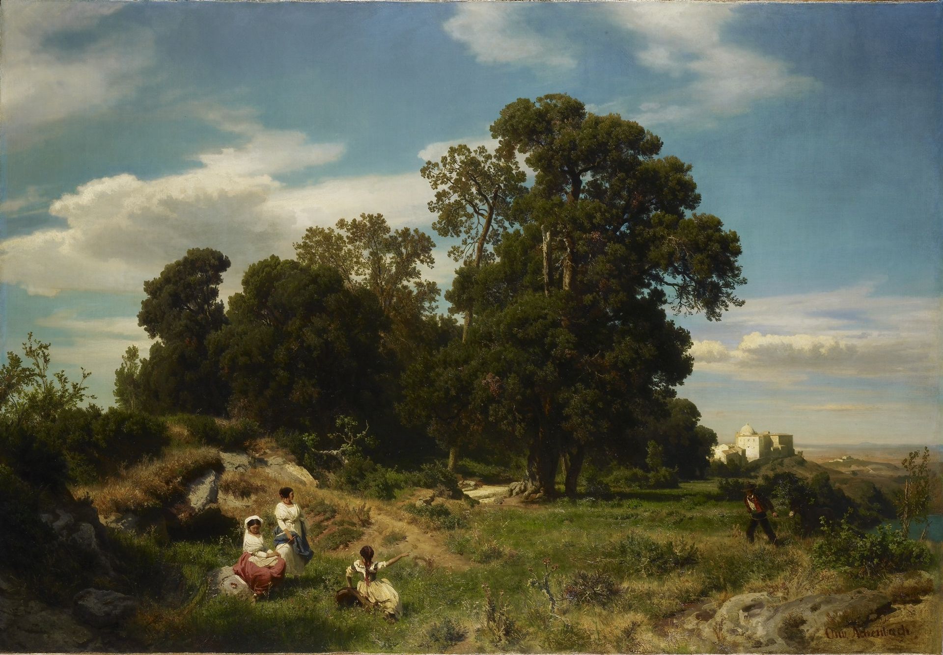 Morning by Oswald Achenbach