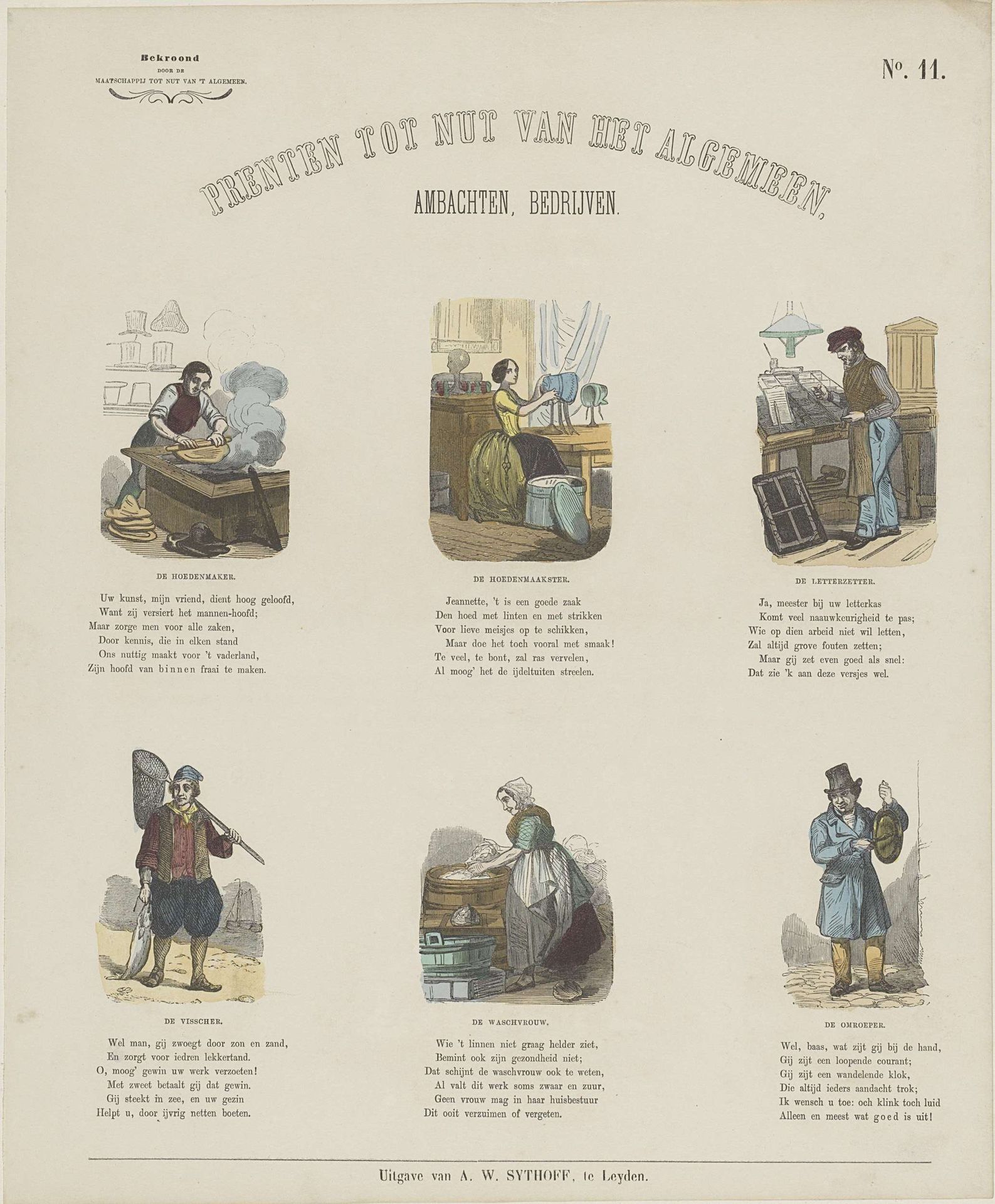 Ambachten, bedrijven by Albertus Willem Sijthoff