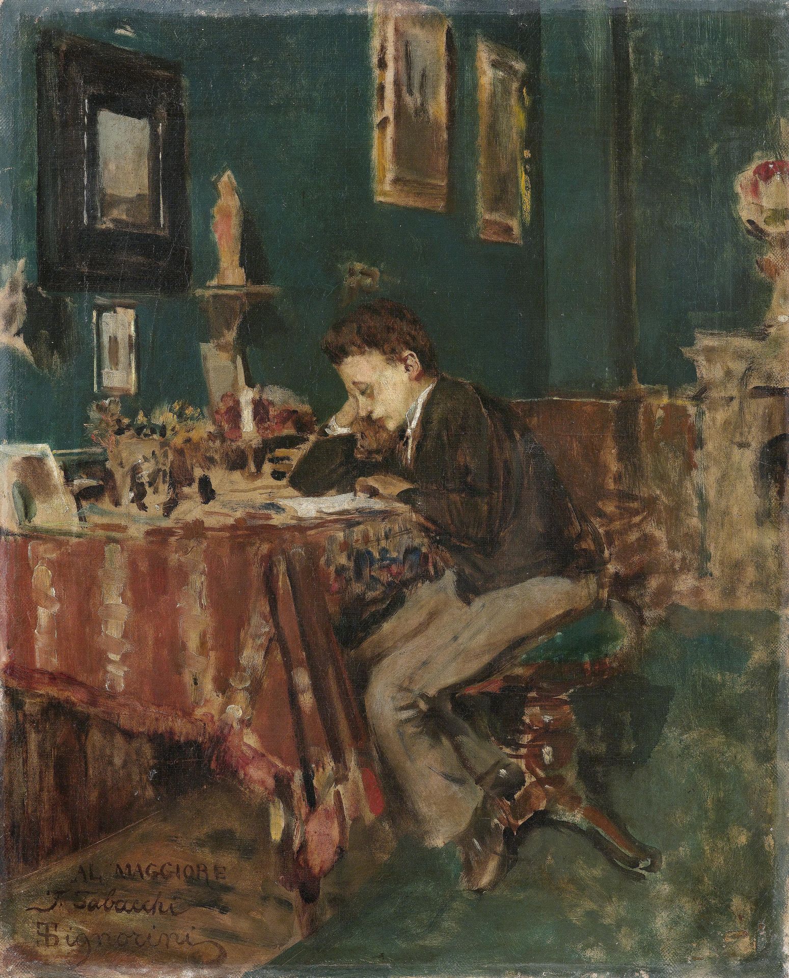 Das Studium by Telemaco Signorini