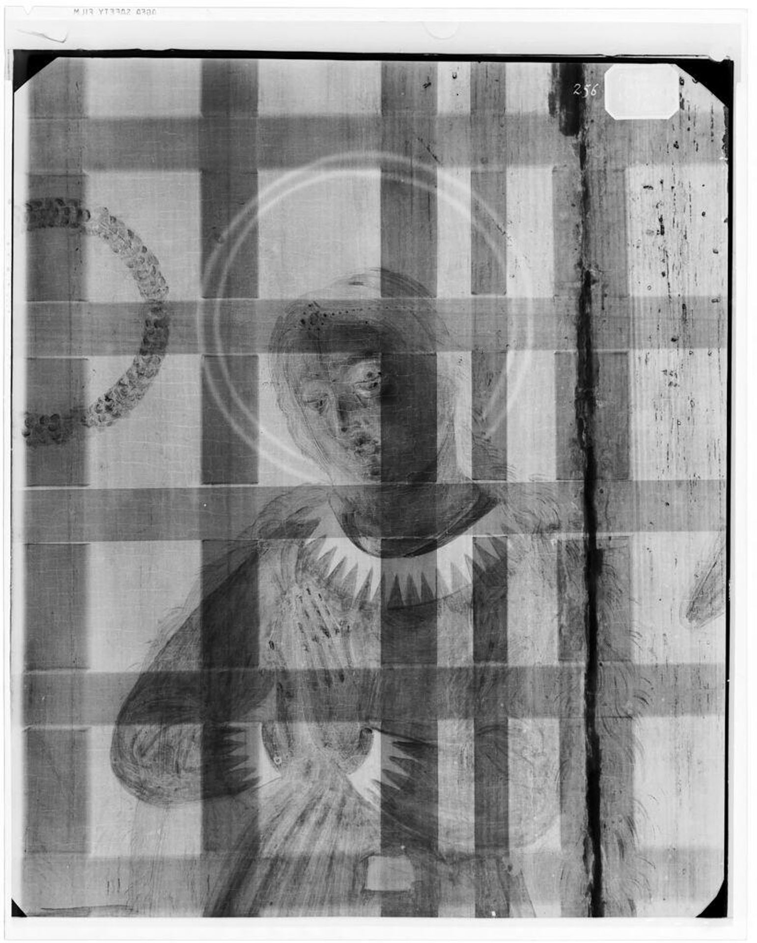 X-radiograph(s) of "Madonna with Saints" by Artist of original: (?) Dieric Bouts