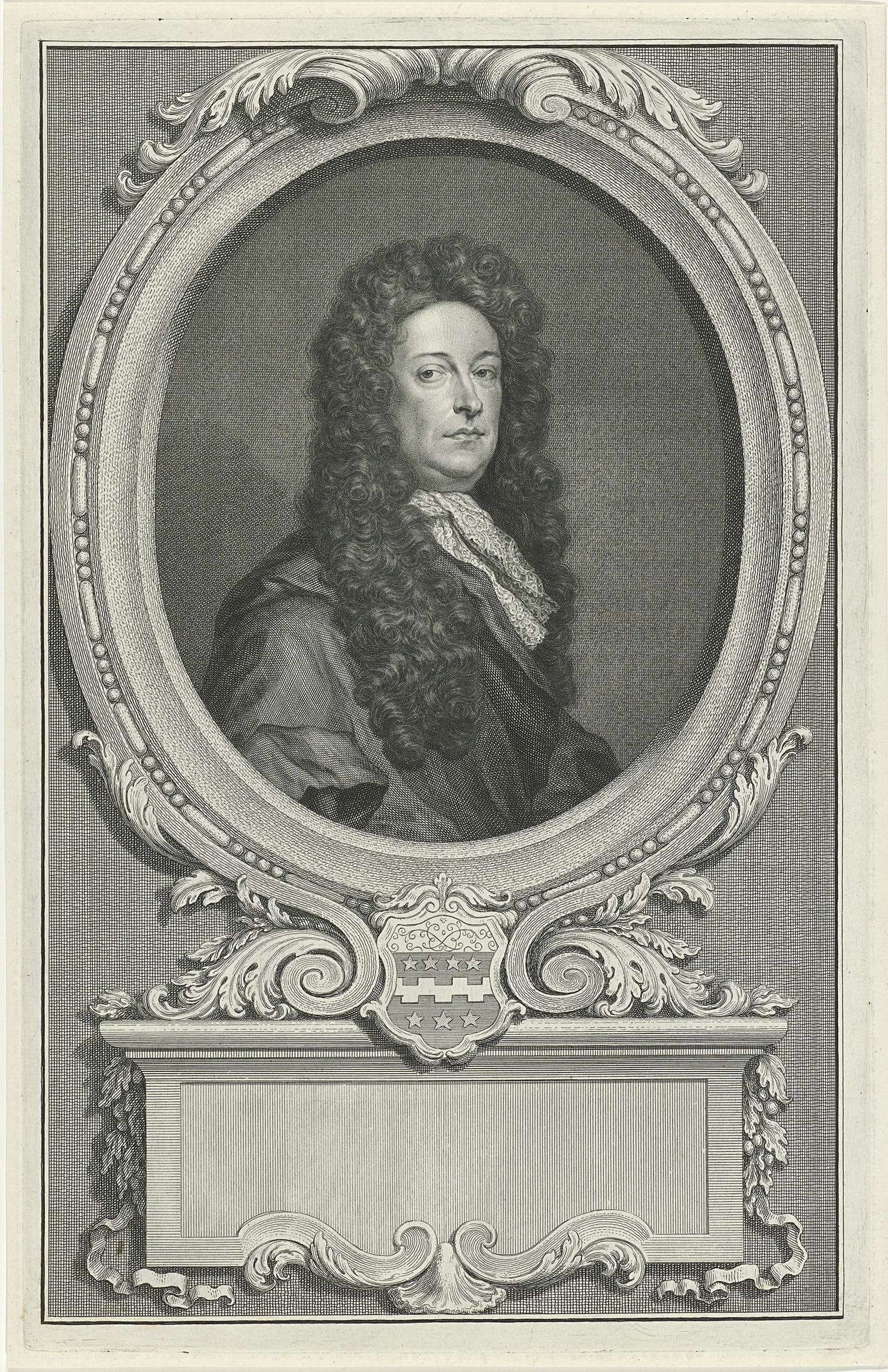 Portret van Aernout van Citters by Jacob Houbraken