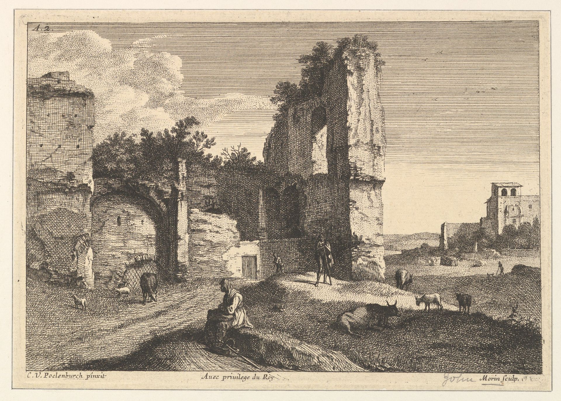 La Vieille Femme Assise by Jean Morin