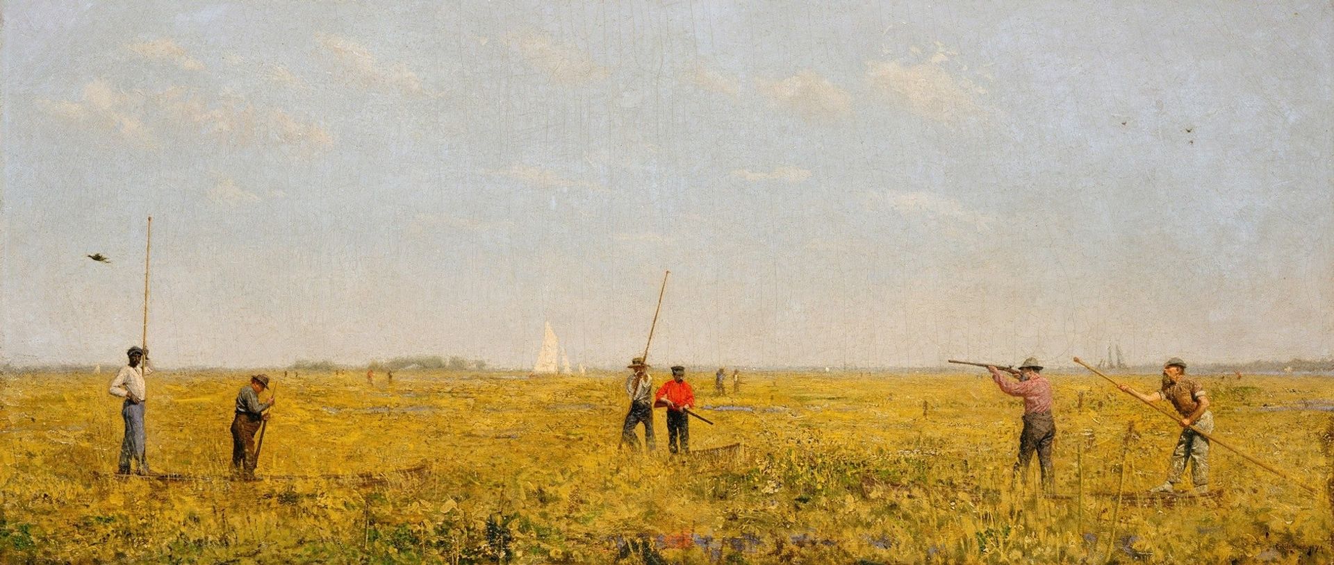 Pushing for Rail by Thomas Eakins