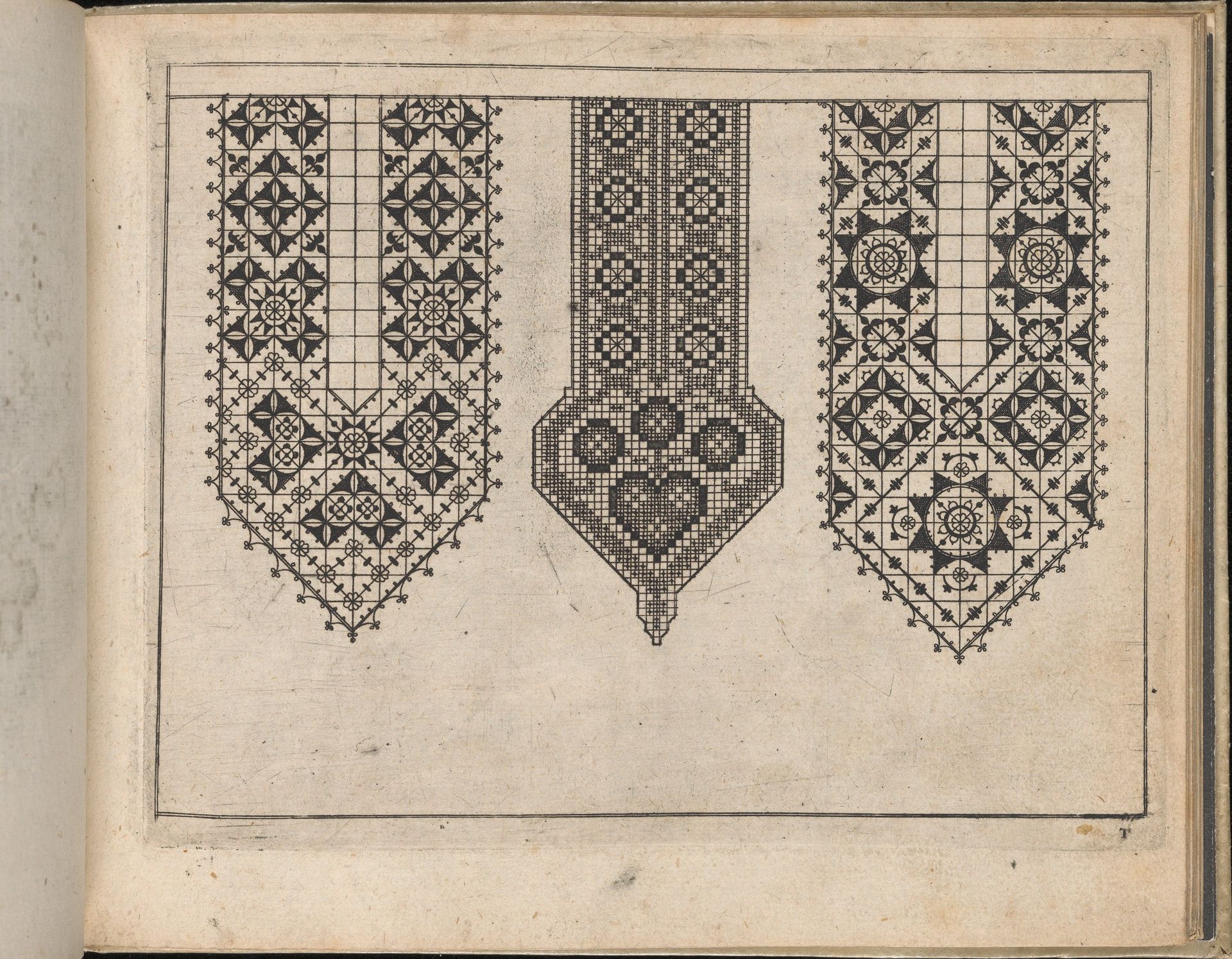 Newes Modelbuch in Kupffer  (Page 45r) by Johann Sibmacher