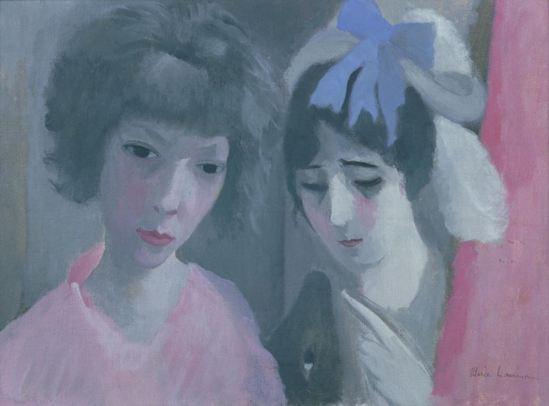 Portraits (Marie Laurencin, Cecilia de Madrazo and the Dog