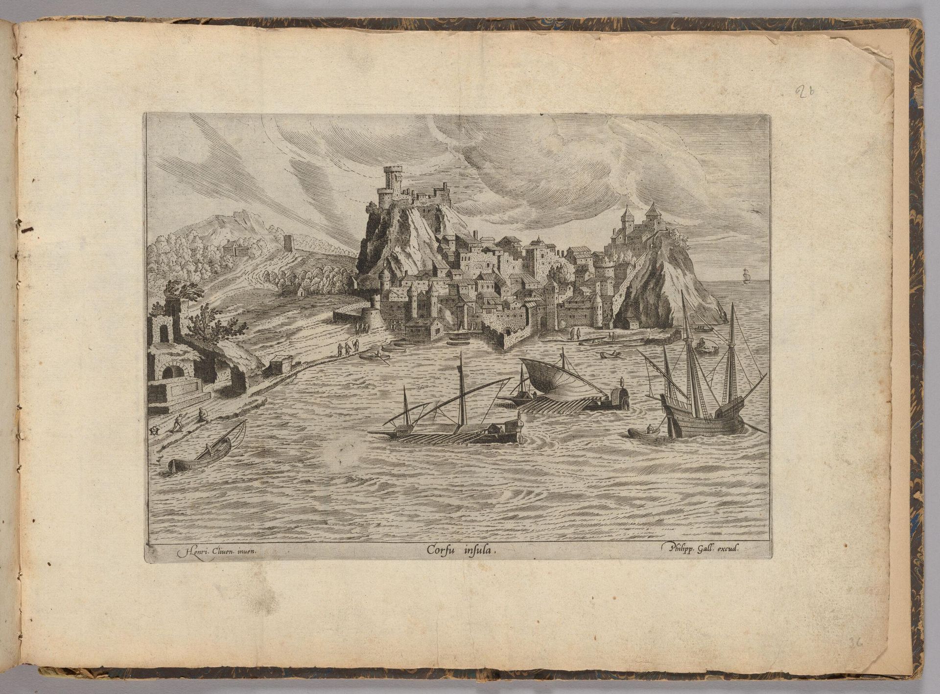The Island of Corfu (Corfu insula) by Hendrick van Cleve III