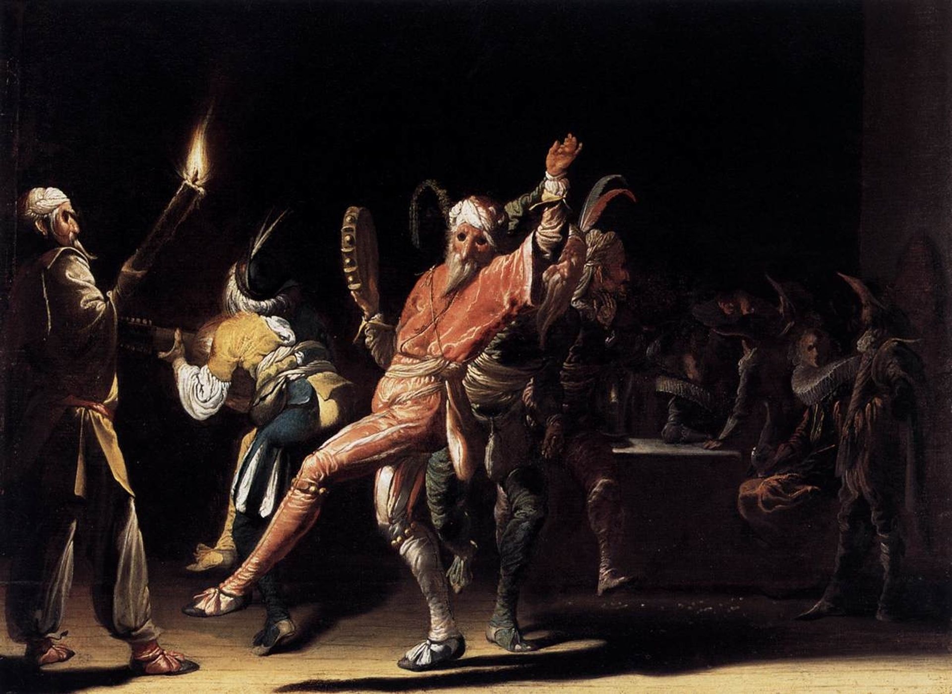 Carnival Clowns by Willem Cornelisz Duyster