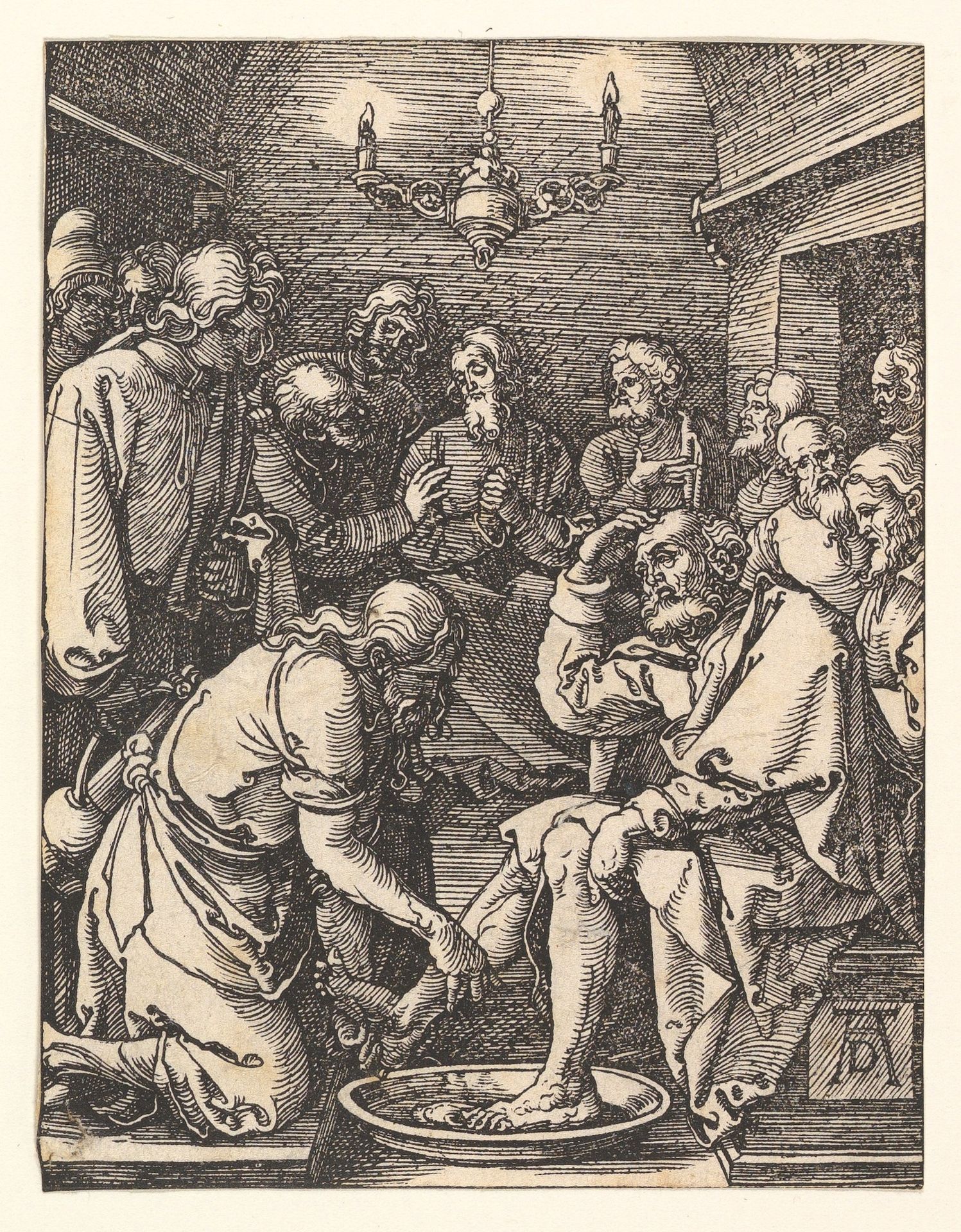 Christ Washing the Feet of the Disciples, from The Small Passion by Albrecht Durer