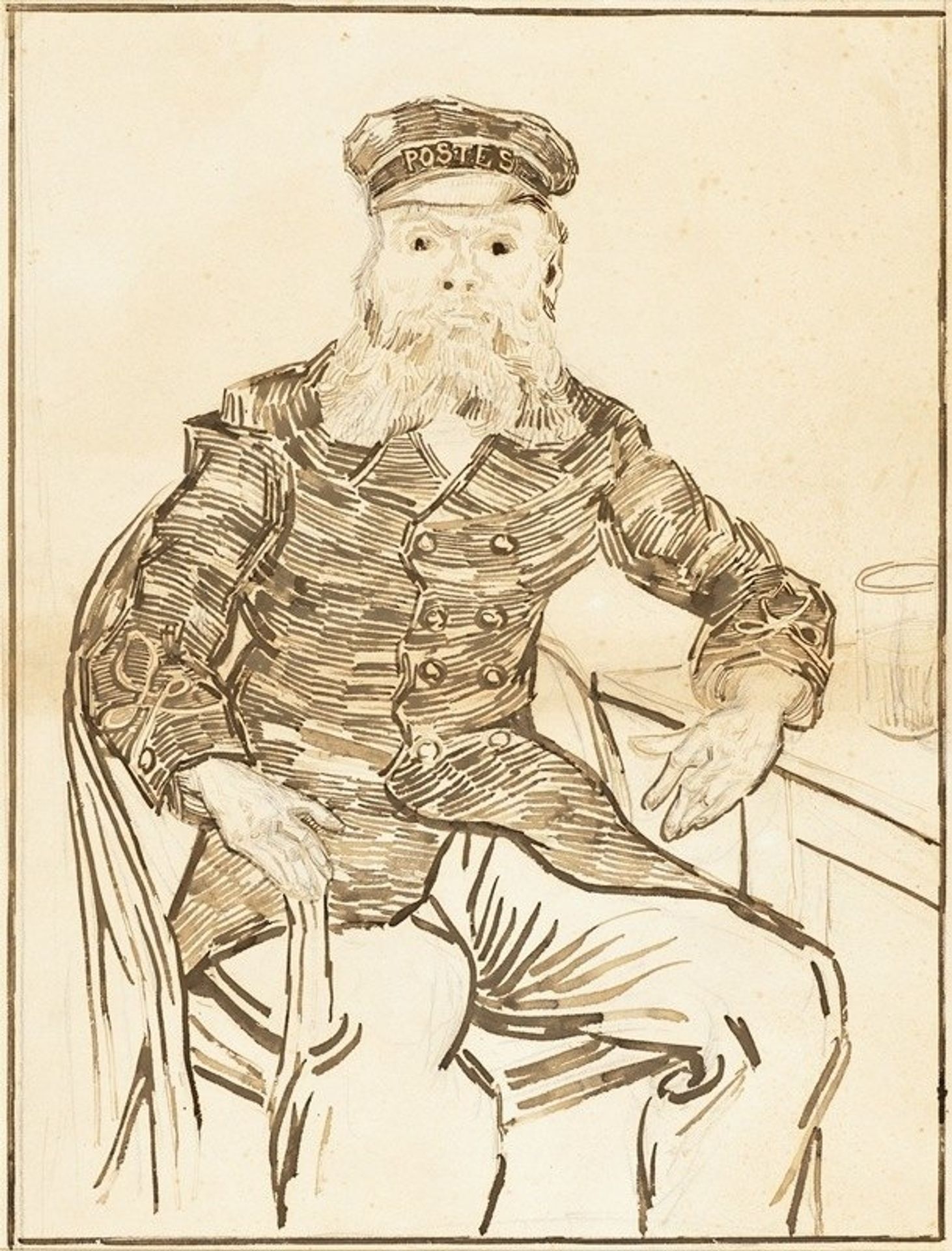 The Postman Joseph Roulin by Vincent van Gogh
