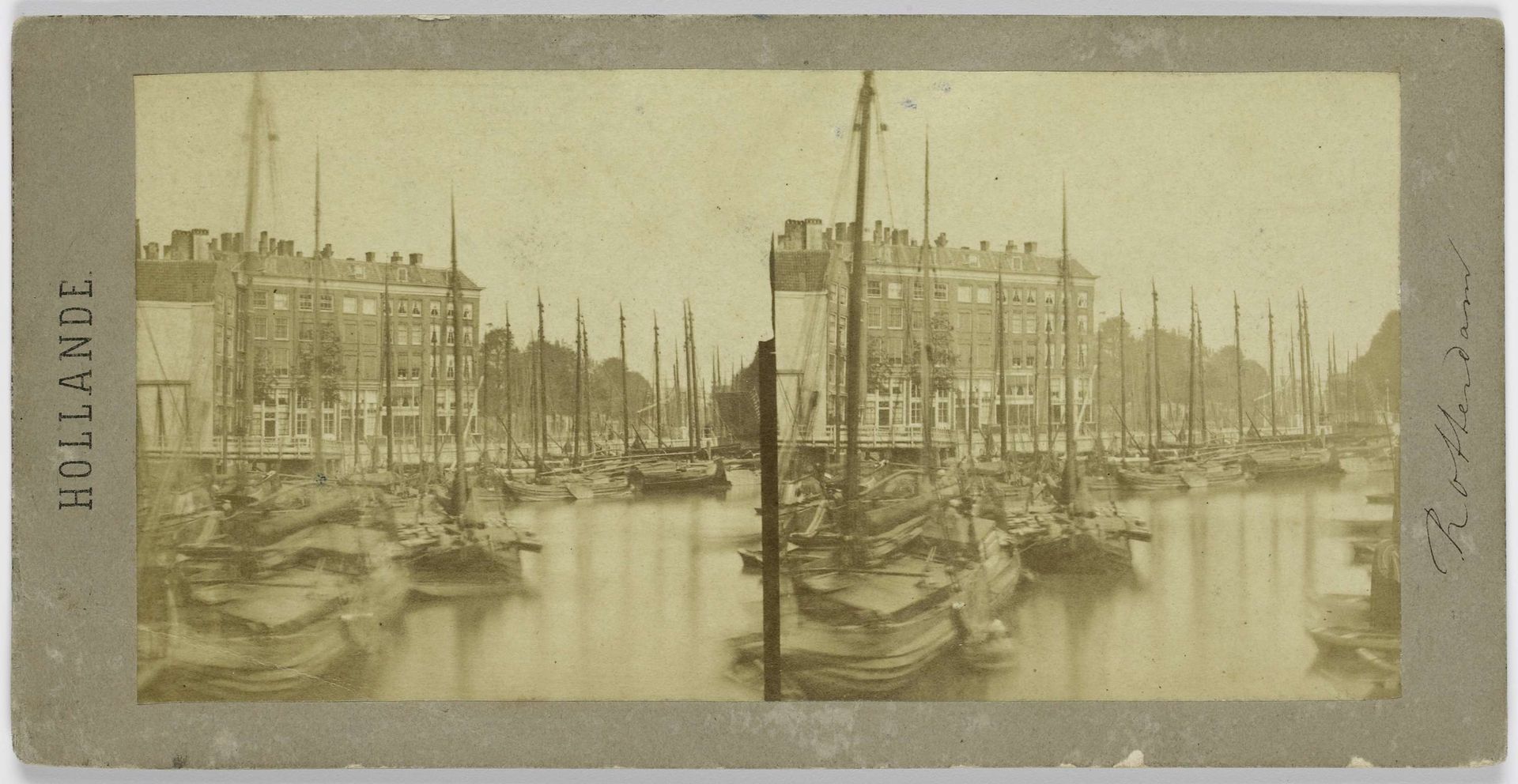 Gezicht op de Nieuwehaven in Rotterdam by Charles-Henri Plaut