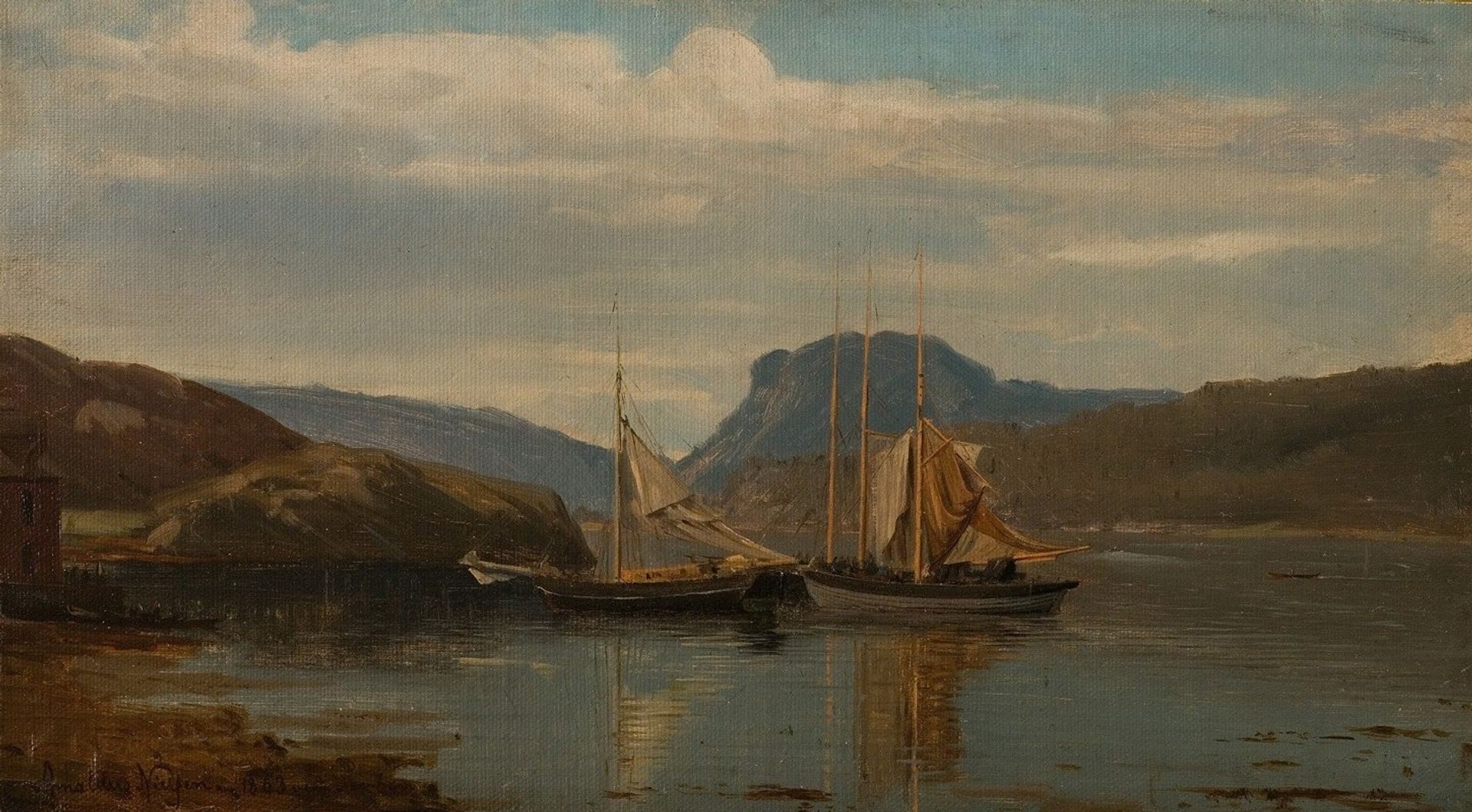 Parti fra Terøen by Amaldus Nielsen
