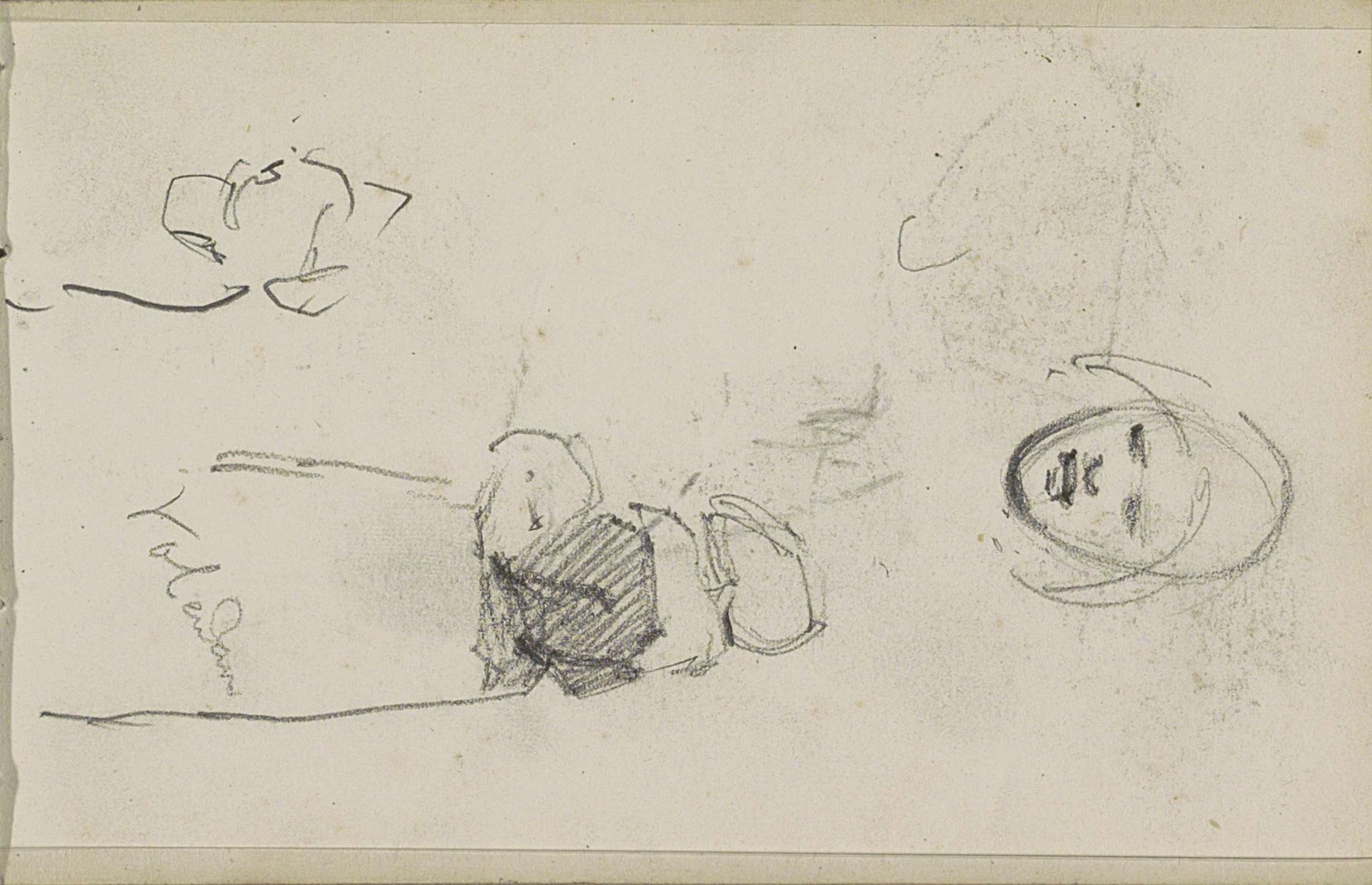 Meisje in Volendamse klederdracht by George Clausen