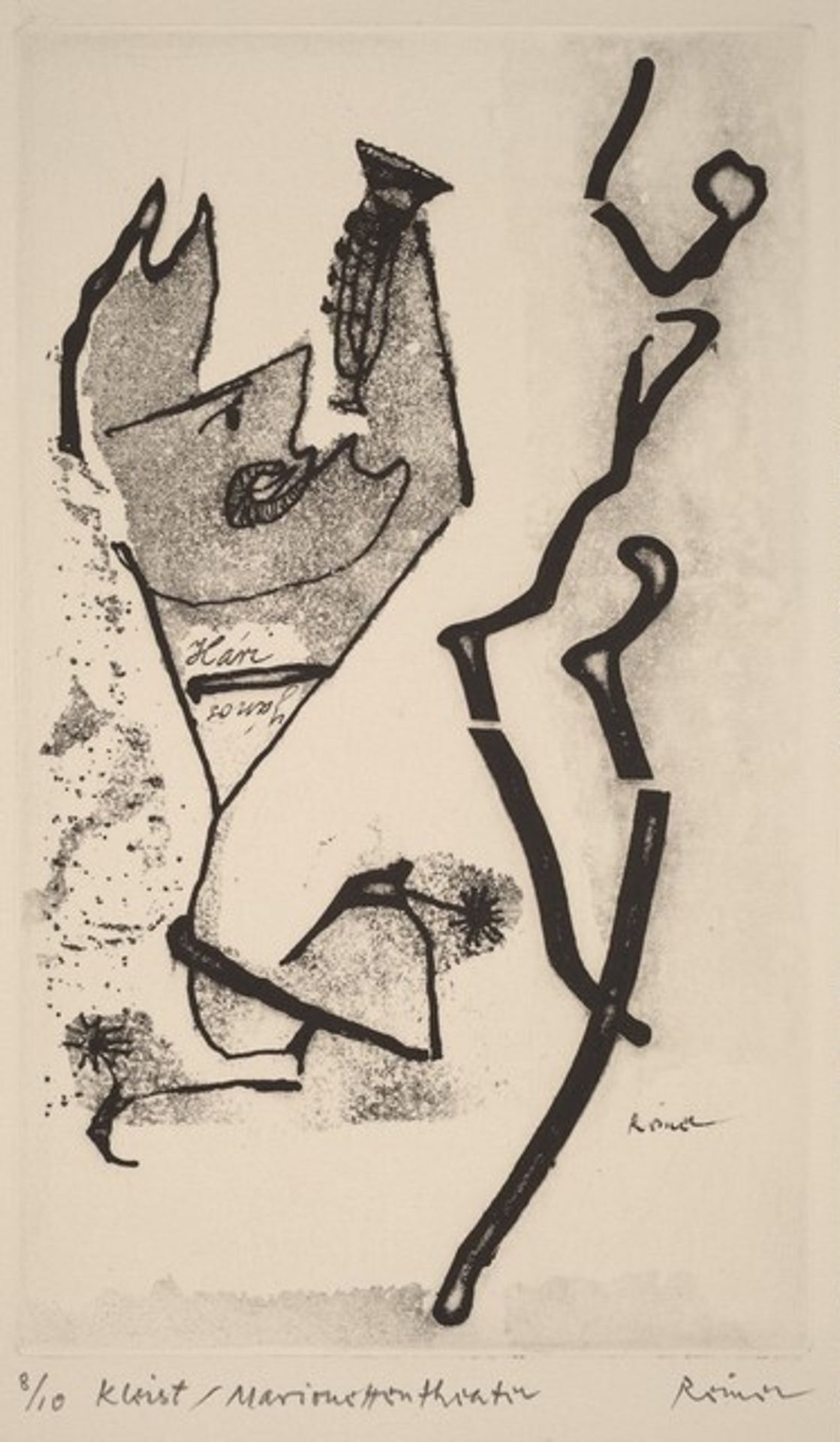 Von Kleist/Marionettentheater by Imre Reiner