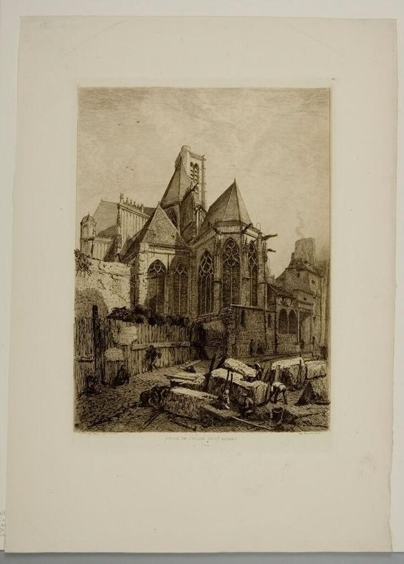 Apse of the Church of St. Gervais by Alfred Alexandre Delauney